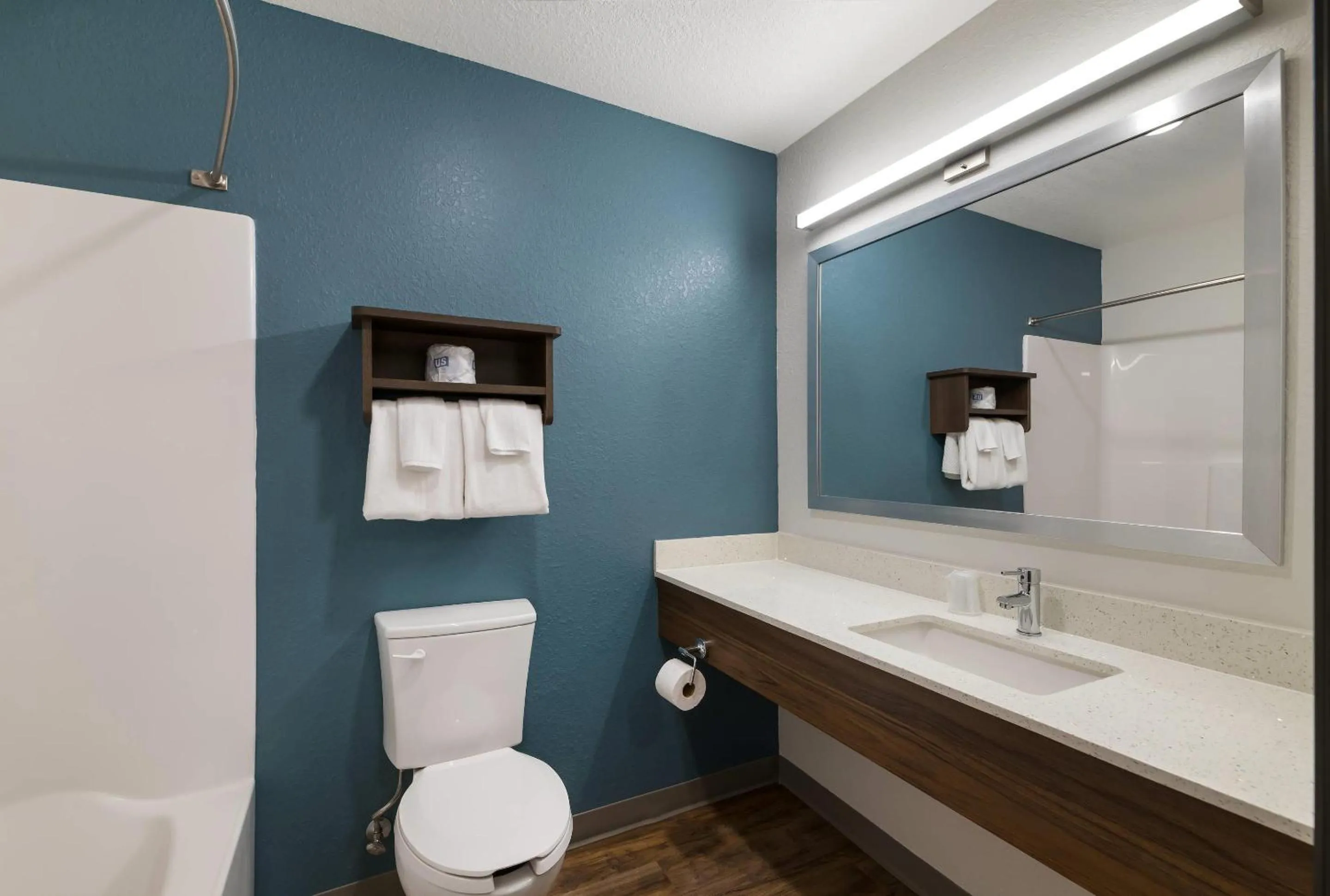 Bathroom in WoodSpring Suites Cocoa Beach - Rockledge