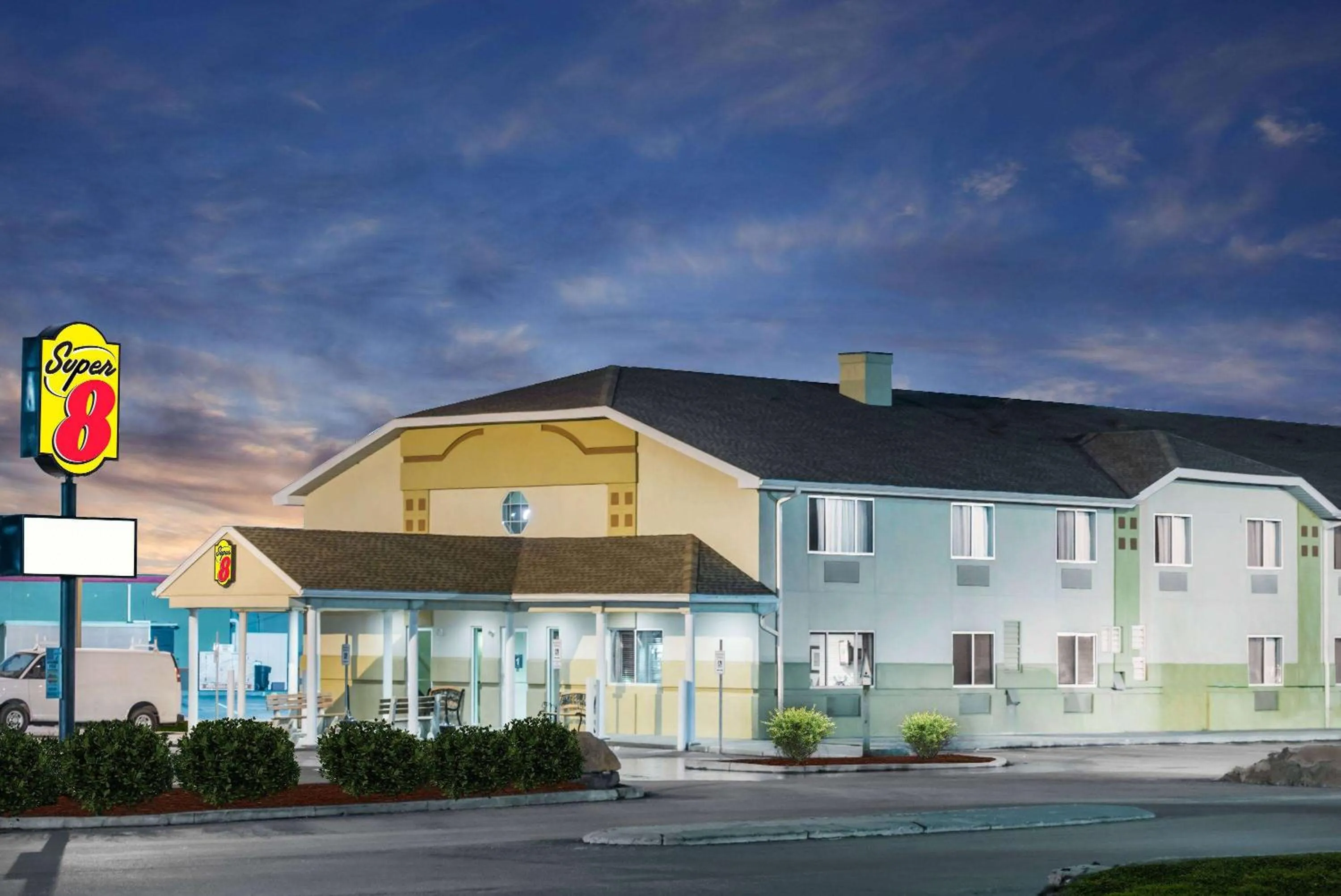 Property building in Super 8 by Wyndham Clearfield