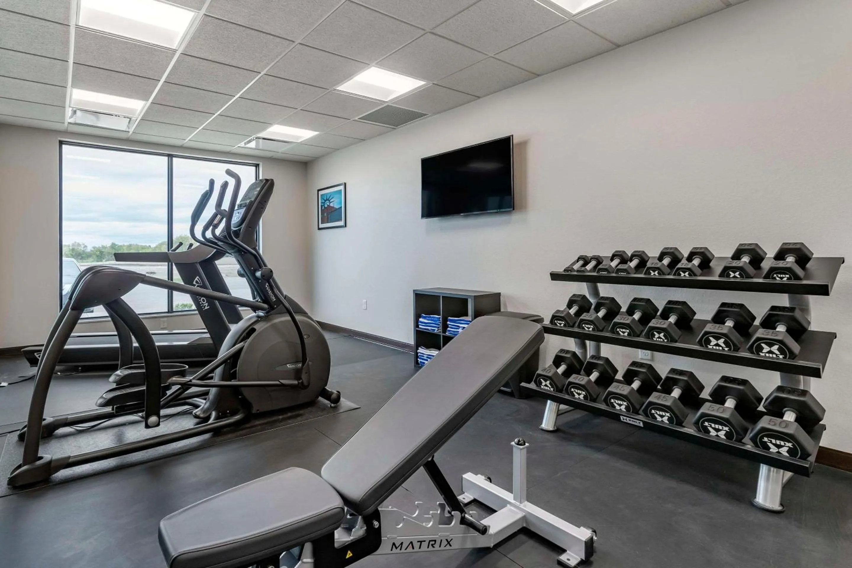Fitness centre/facilities in Sleep Inn & Suites Milwaukee-Franklin