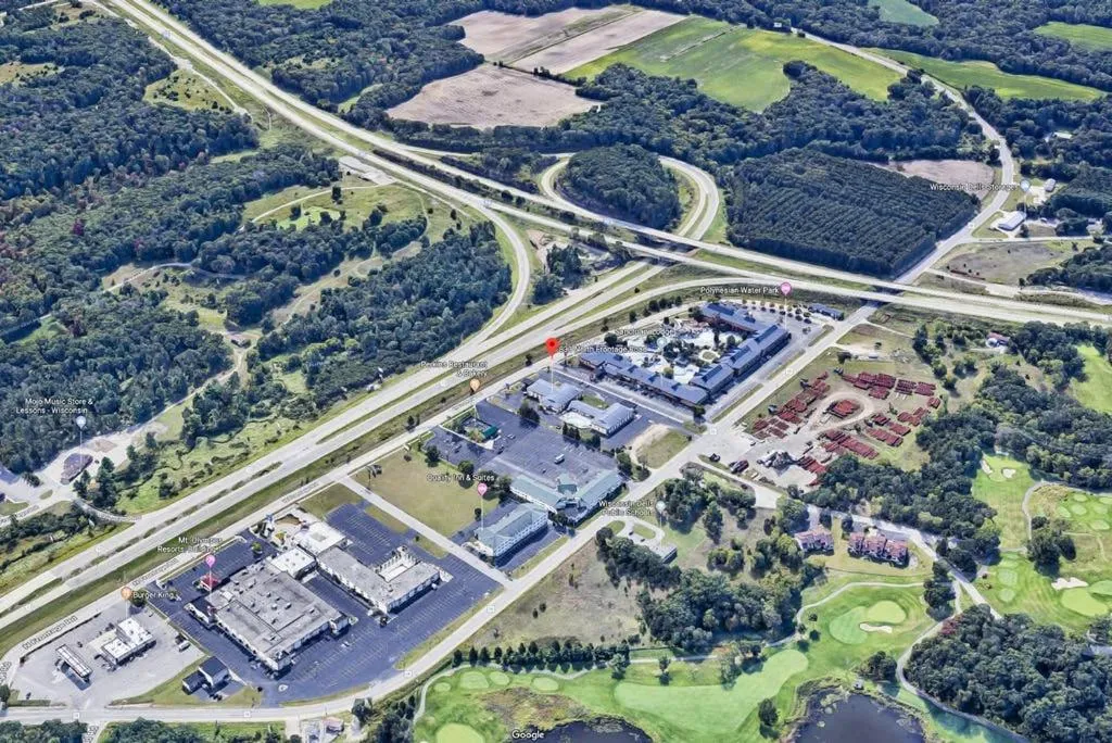 Bird's eye view in Econo Lodge Inn & Suites Wisconsin Dells