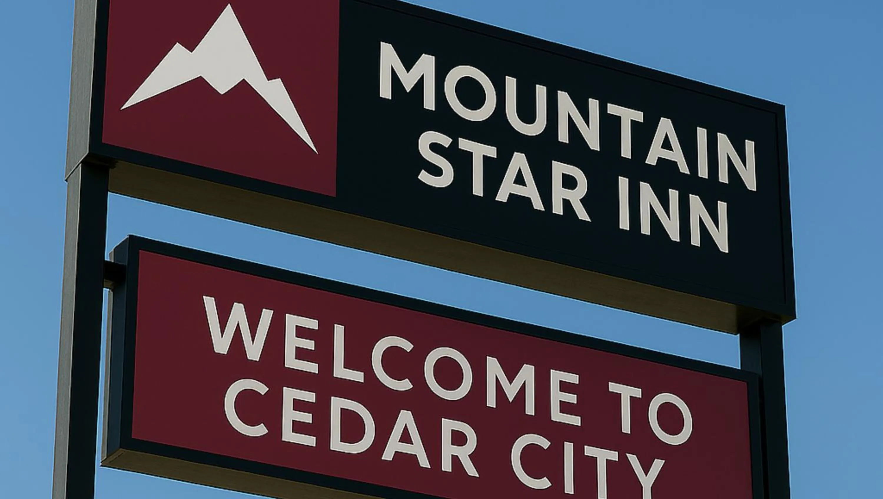 Logo/Certificate/Sign in Mountain Star Inn
