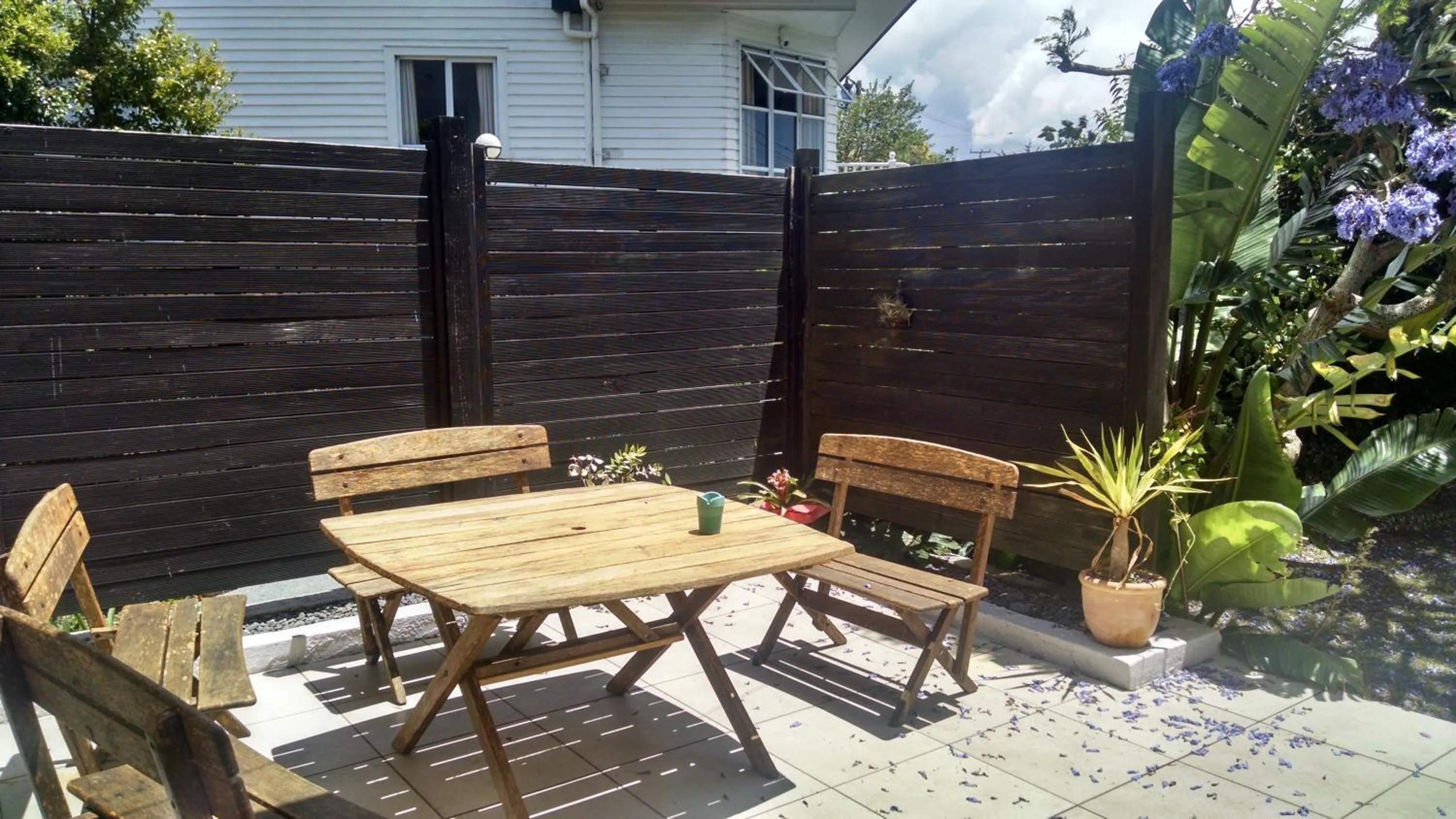 Patio in Kiwi Heritage Homestay