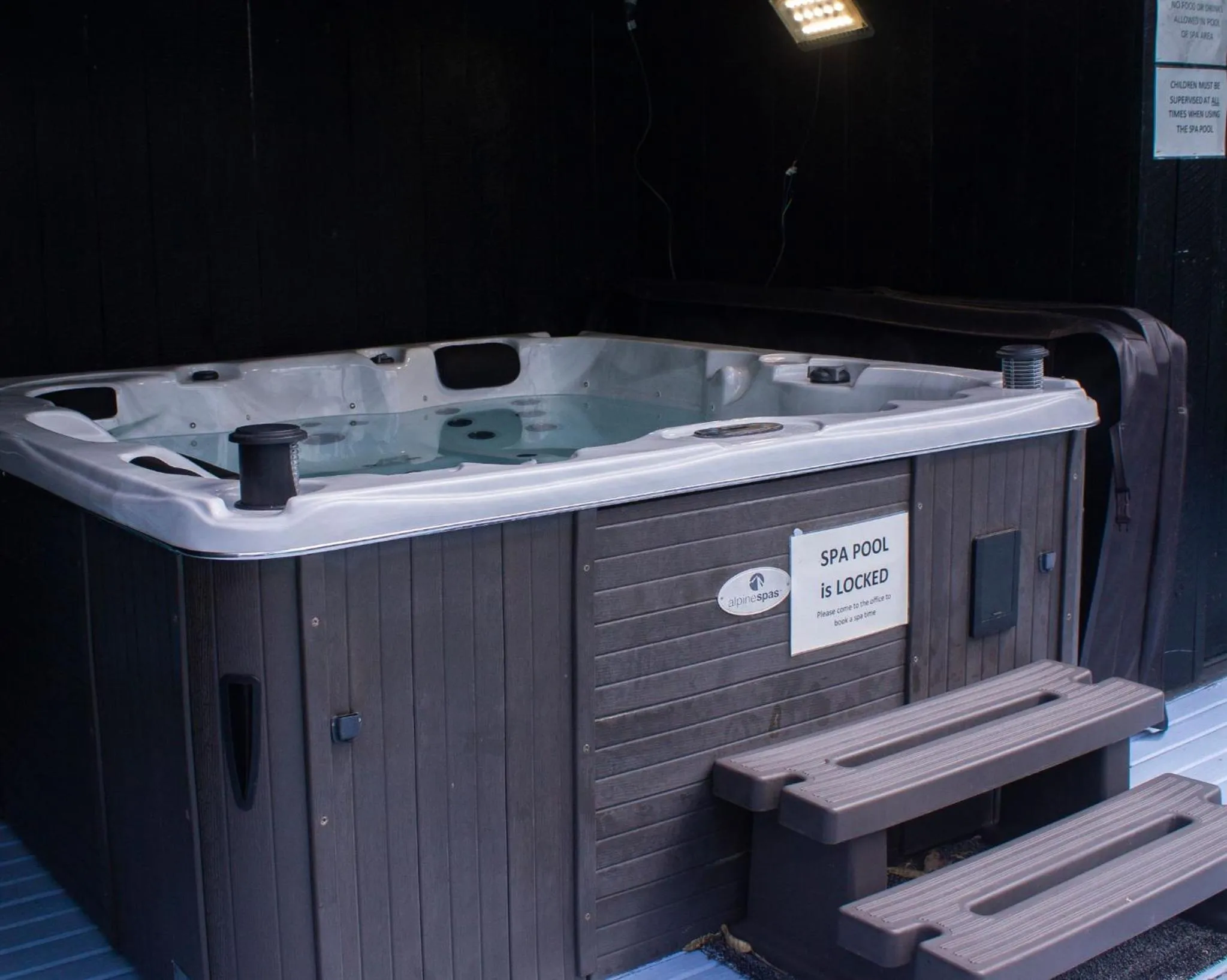 Swimming pool in Palm Motel Waihi