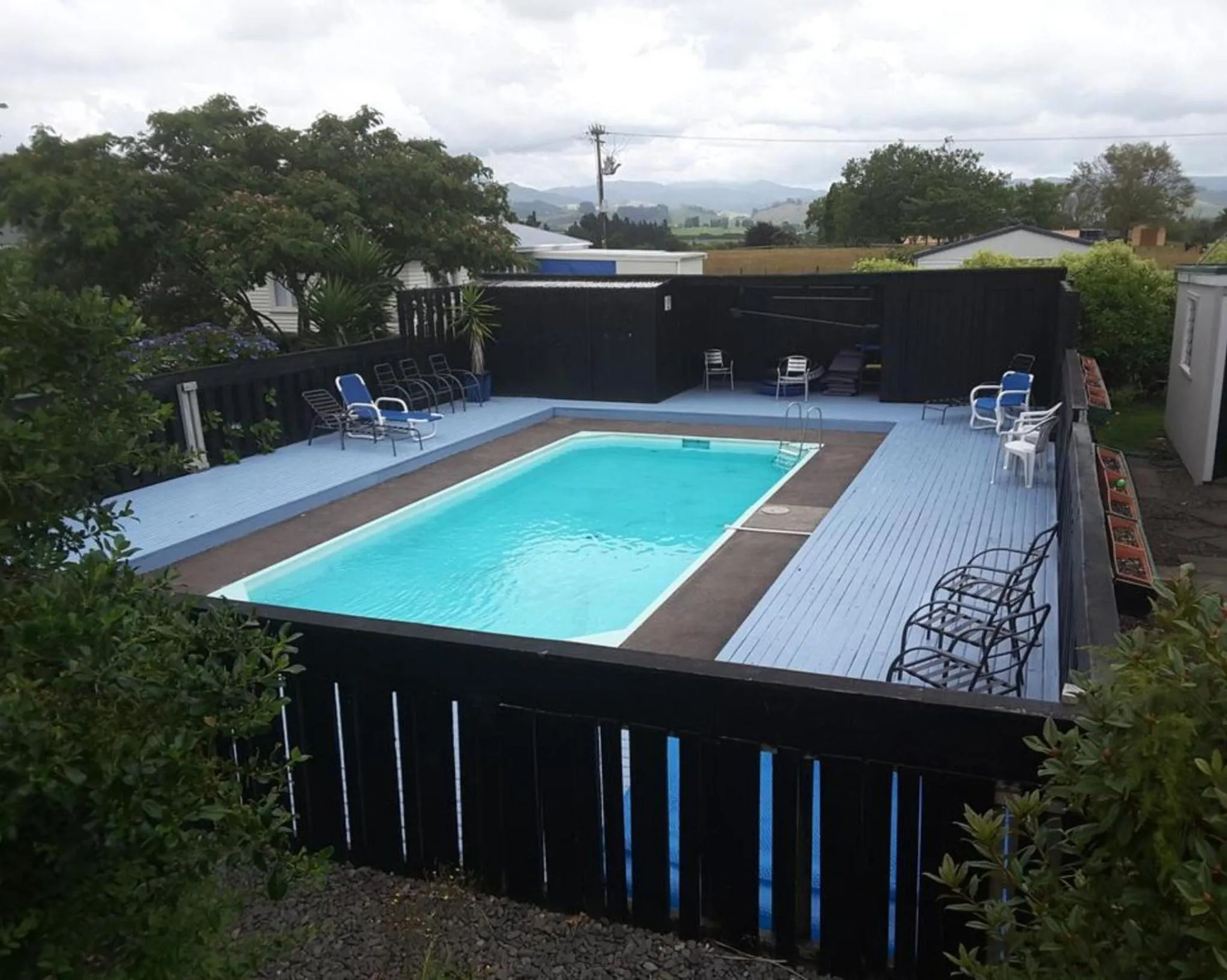 Swimming pool in Palm Motel Waihi