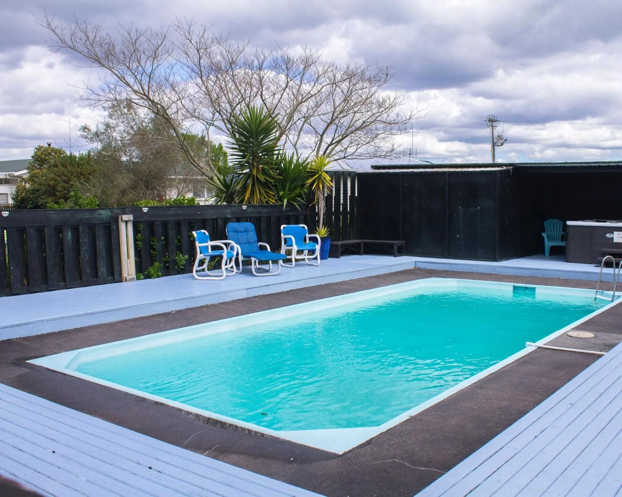 Swimming pool in Palm Motel Waihi