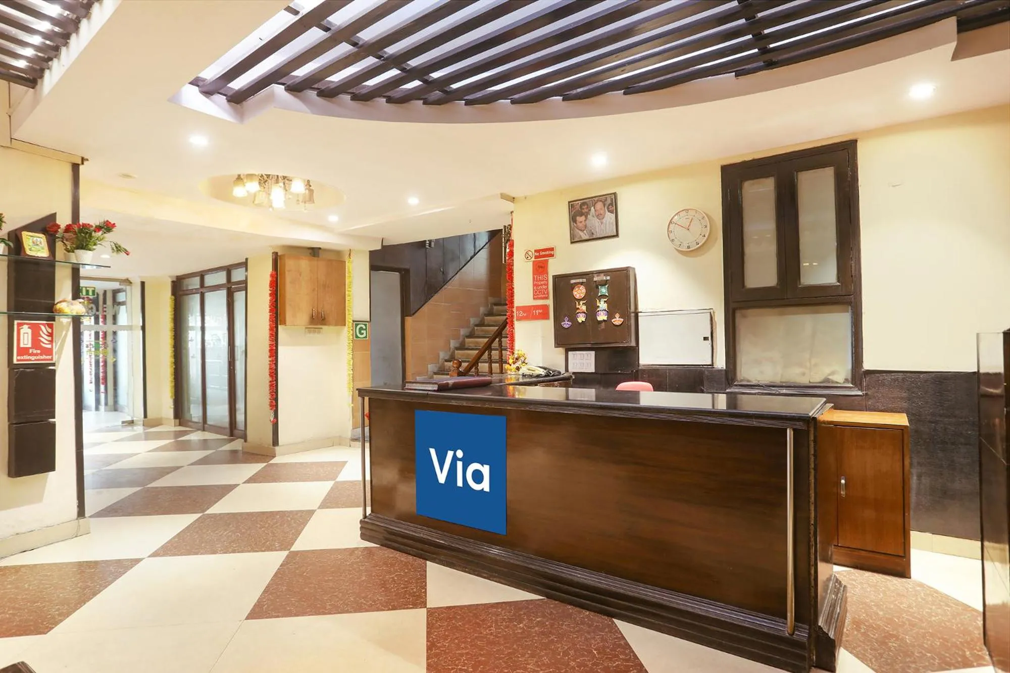 Lobby or reception in Via Rajdeep Palace