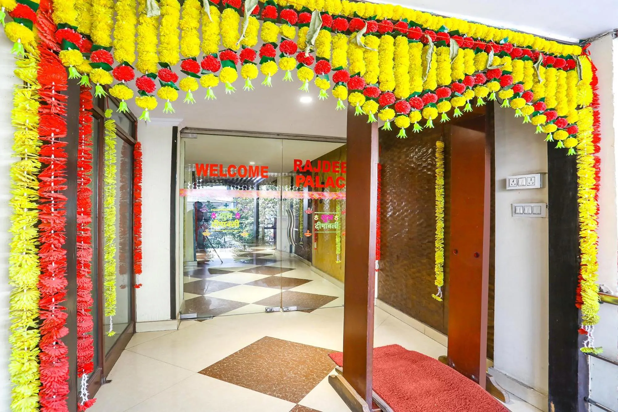 Facade/entrance in Via Rajdeep Palace