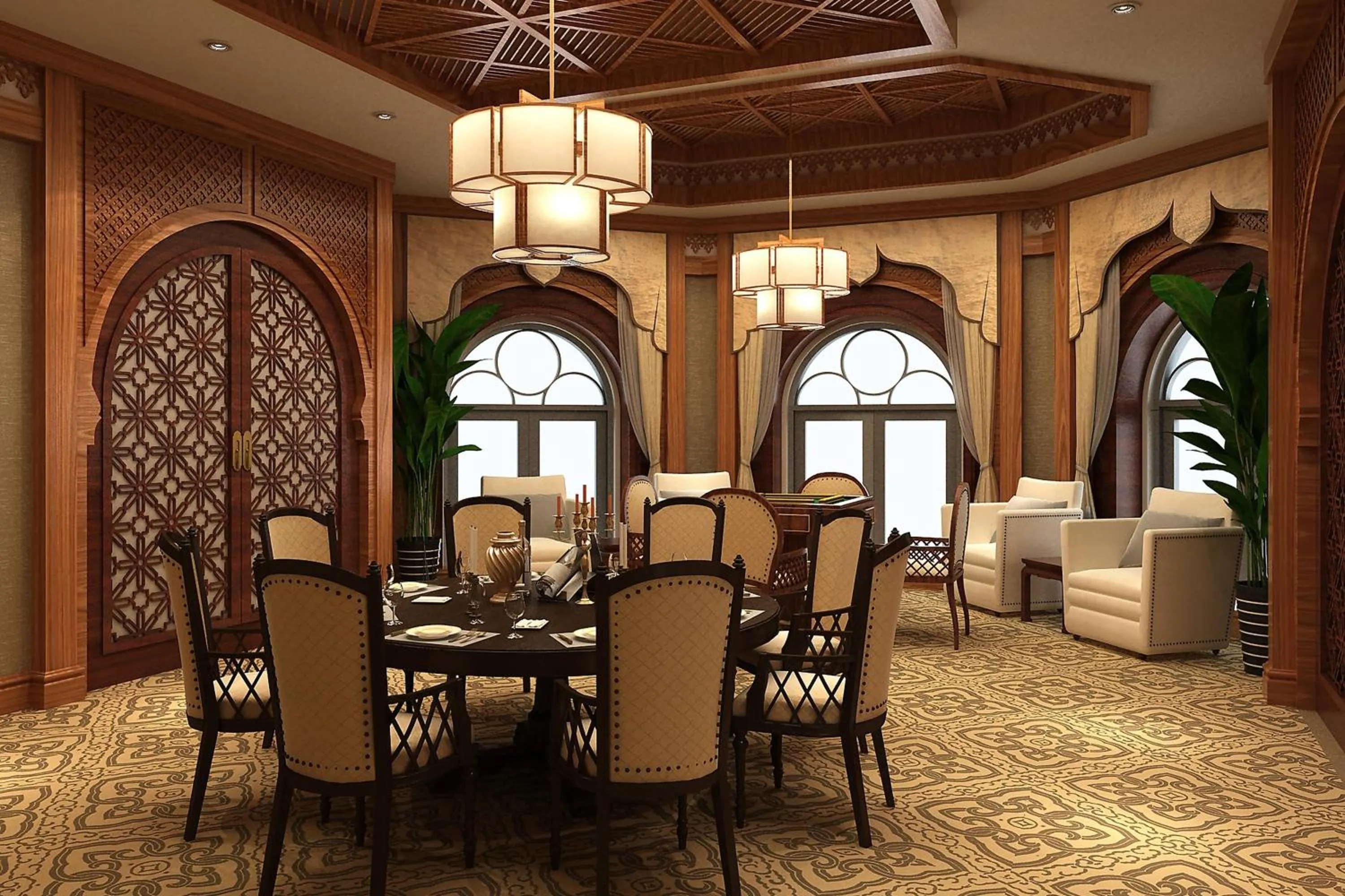 Restaurant/places to eat in The Castle Hotel, a Luxury Collection Hotel, Dalian