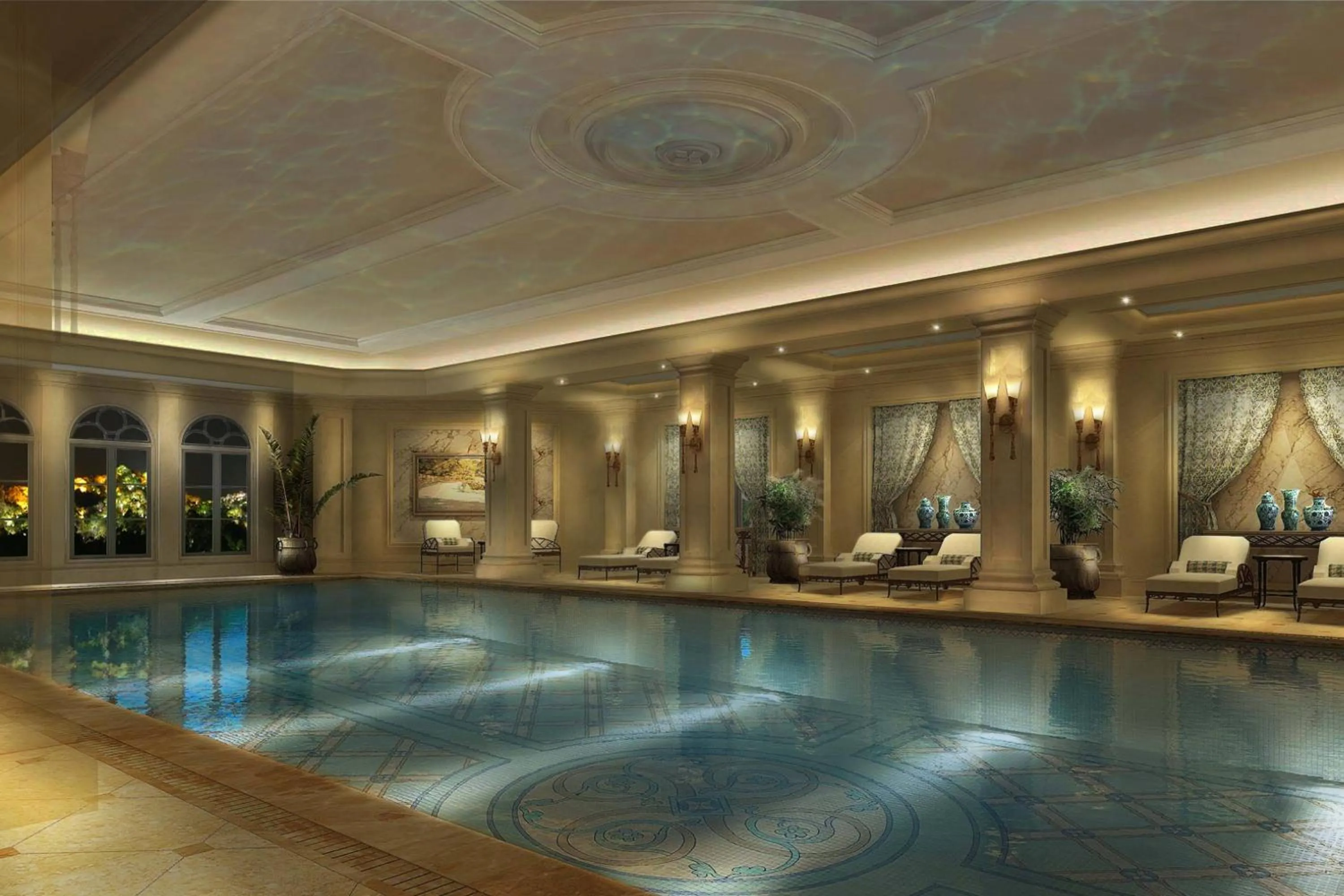 Swimming pool in The Castle Hotel, a Luxury Collection Hotel, Dalian