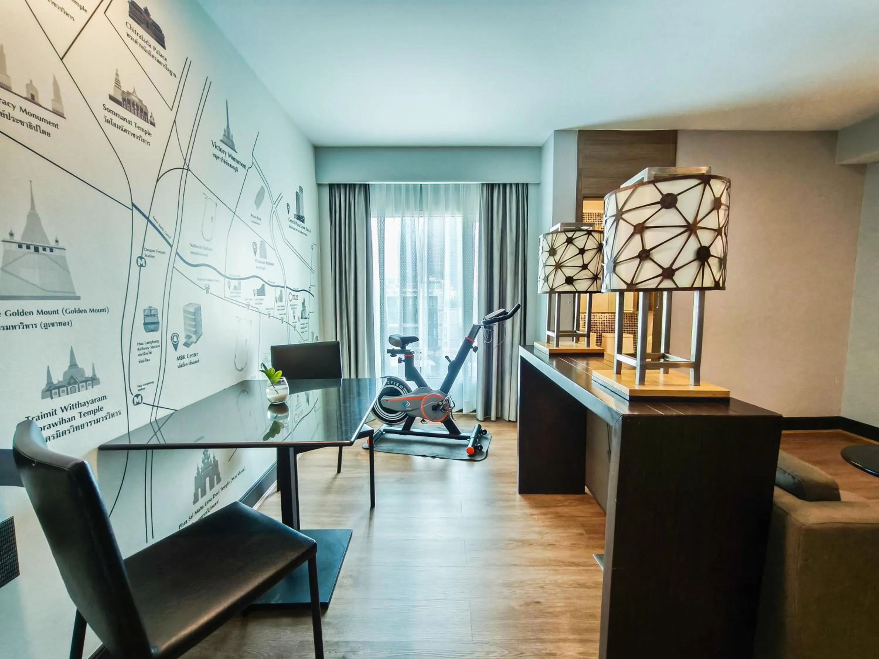 Living room in Citrus Sukhumvit 11 by Compass Hospitality