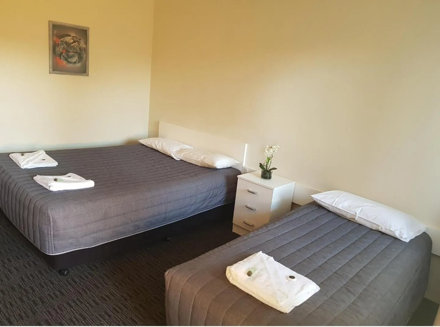 Bed in Goldfields Motel