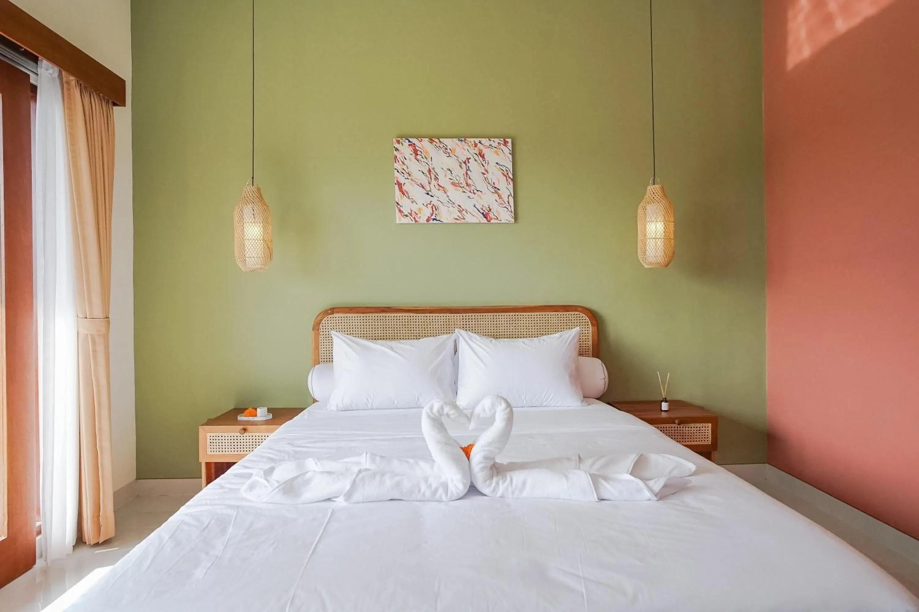 Bedroom, Bed in Kerti Suite