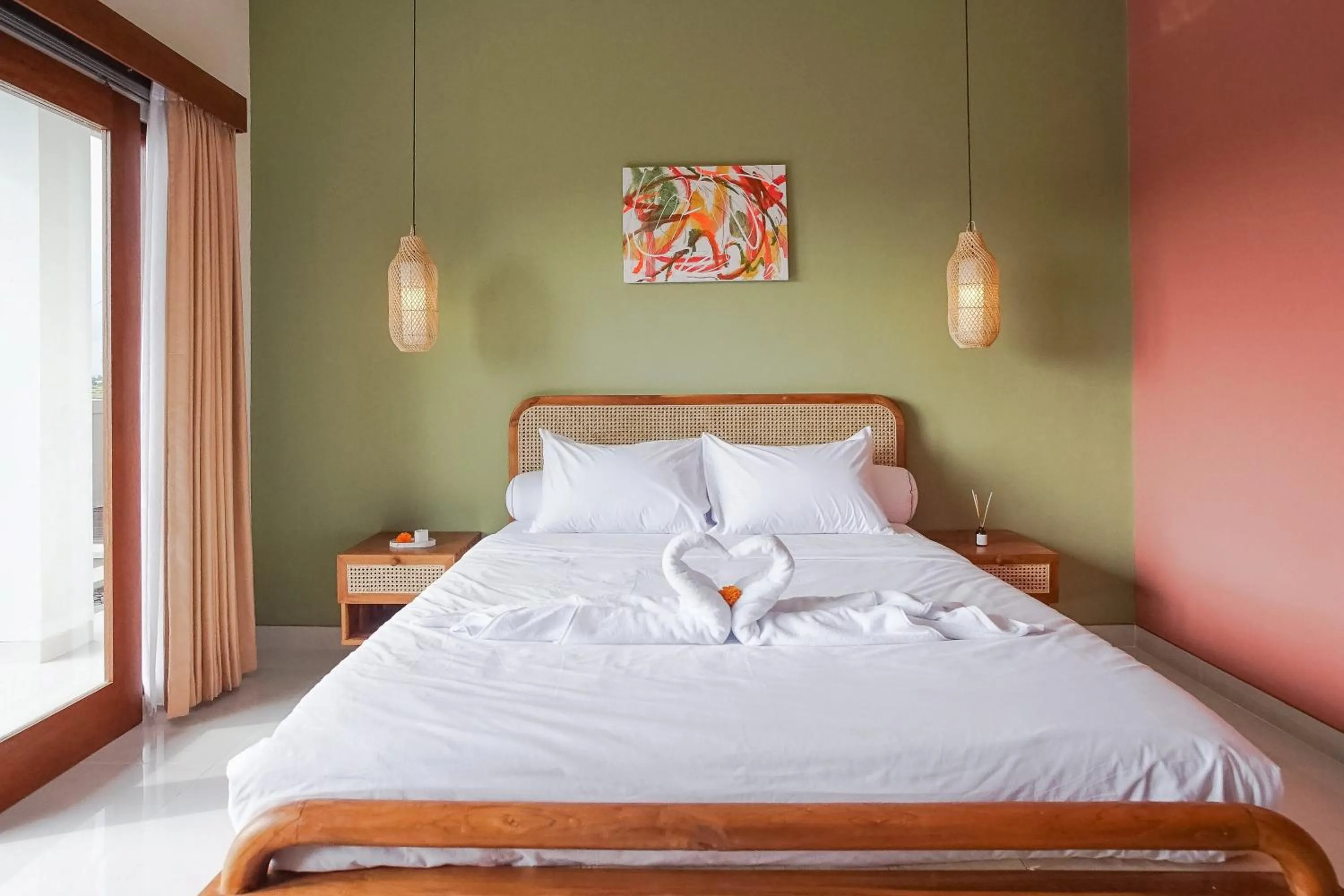 Bedroom, Bed in Kerti Suite