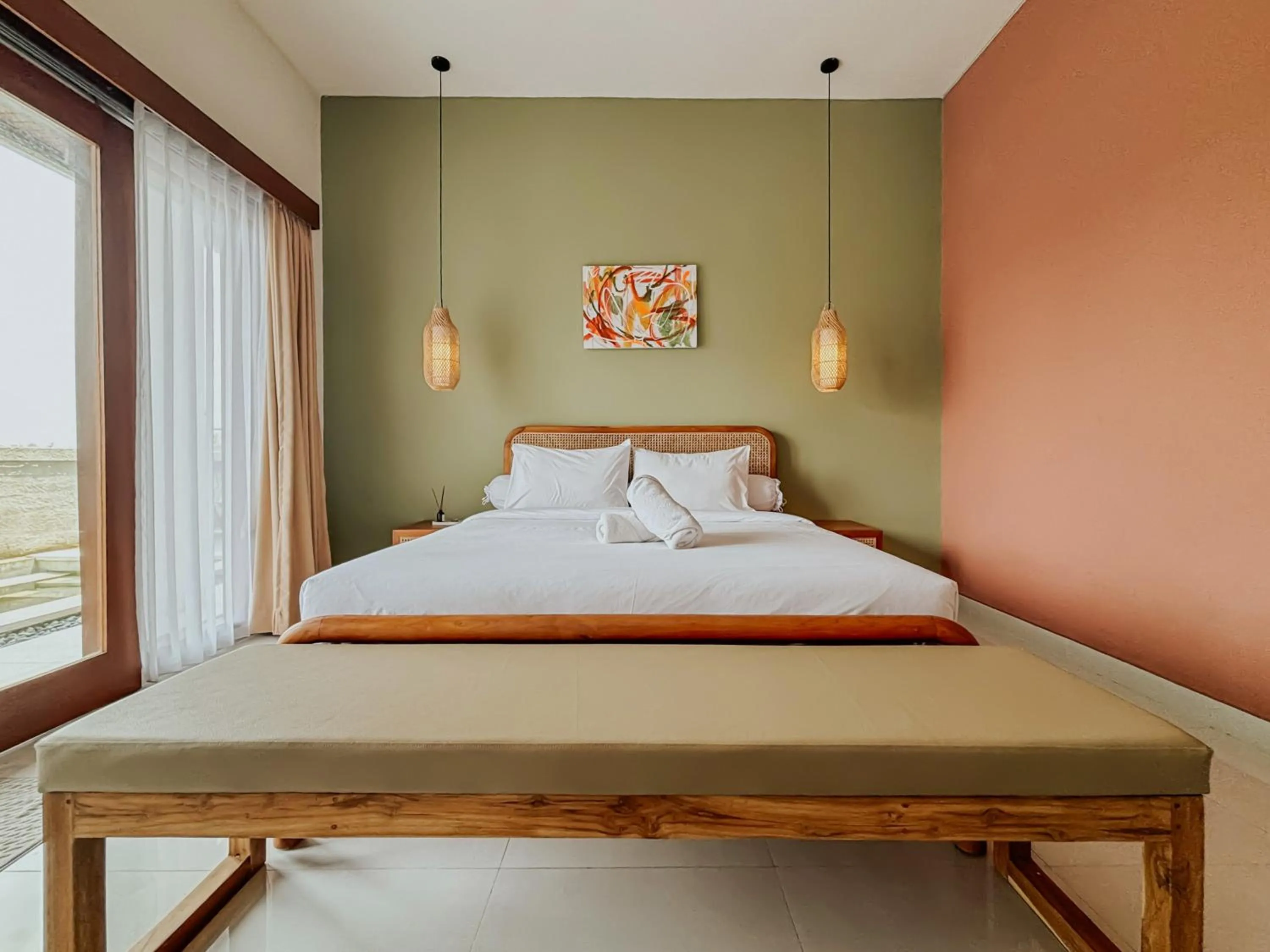 Bedroom, Bed in Kerti Suite