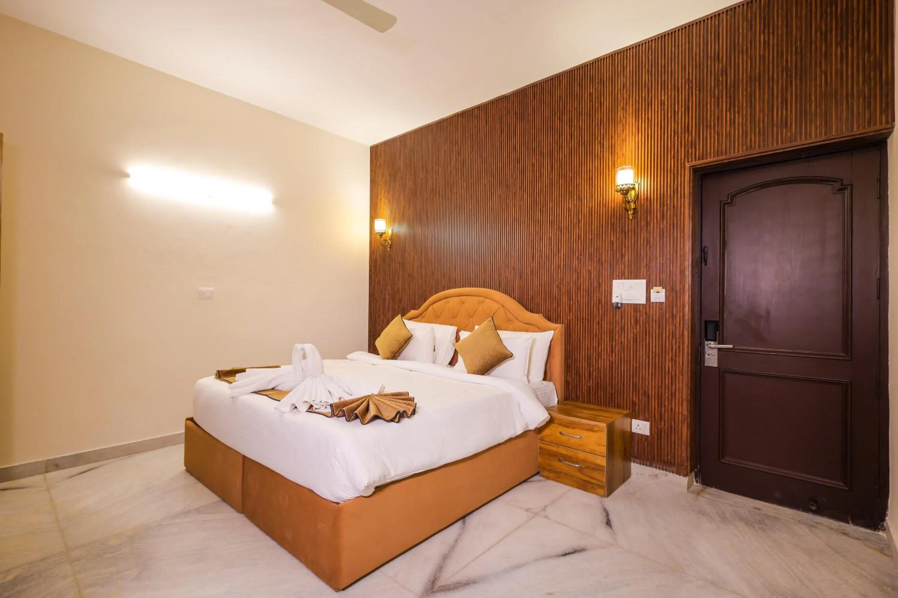 Bed in Tivoli Heritage Palace, Rewari