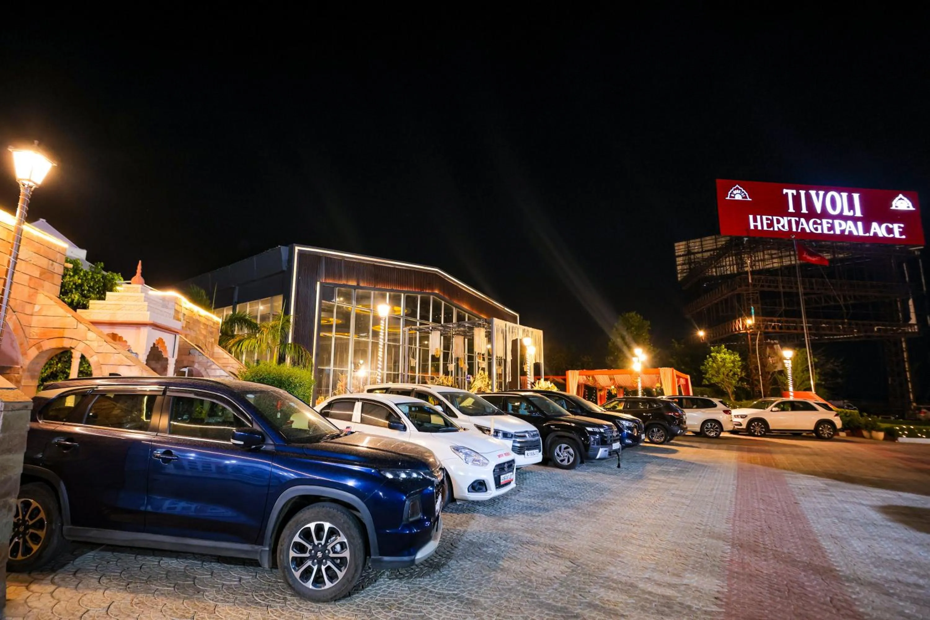 Parking in Tivoli Heritage Palace, Rewari