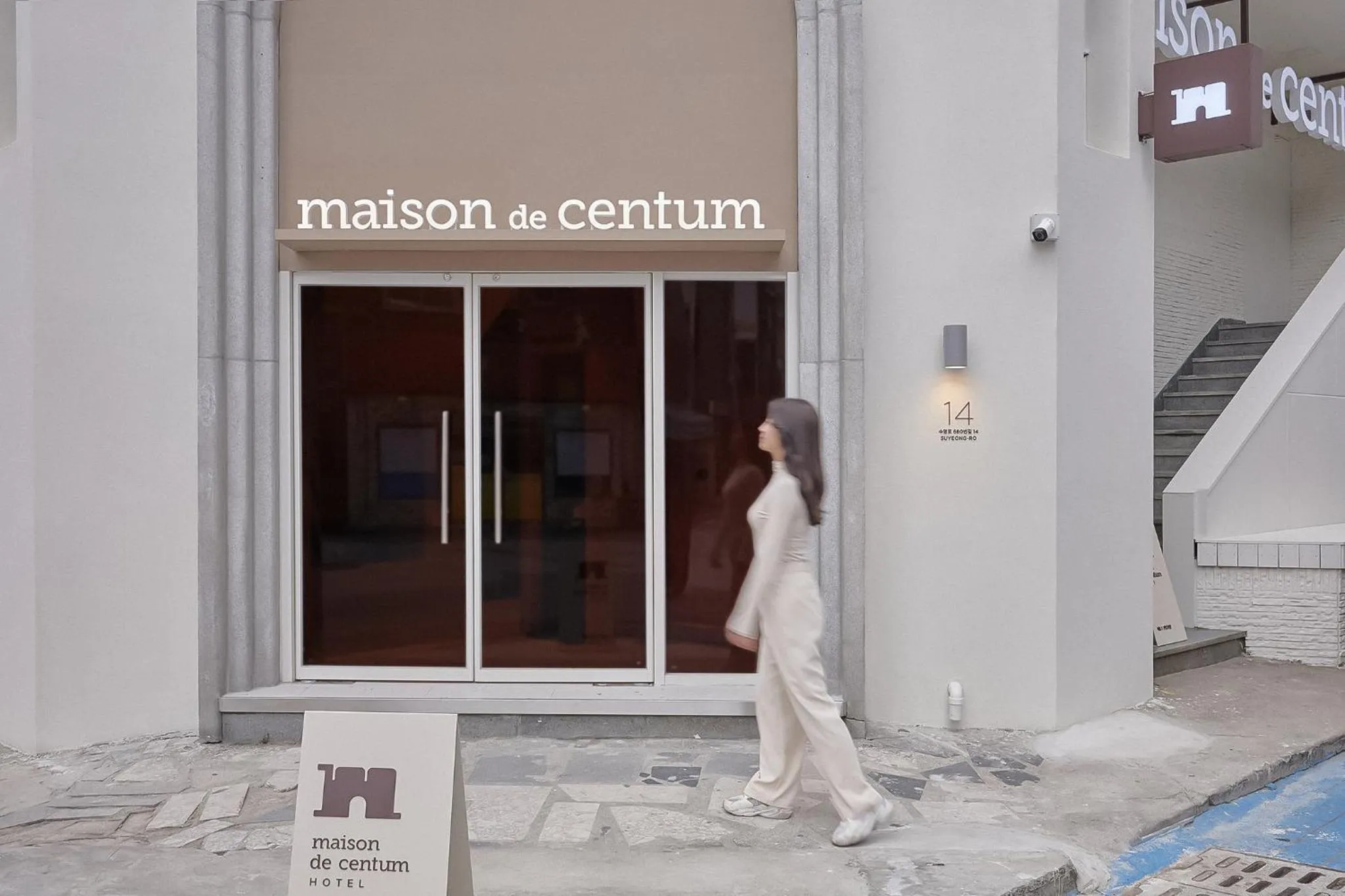 Facade/entrance in Maison de Centum Busan