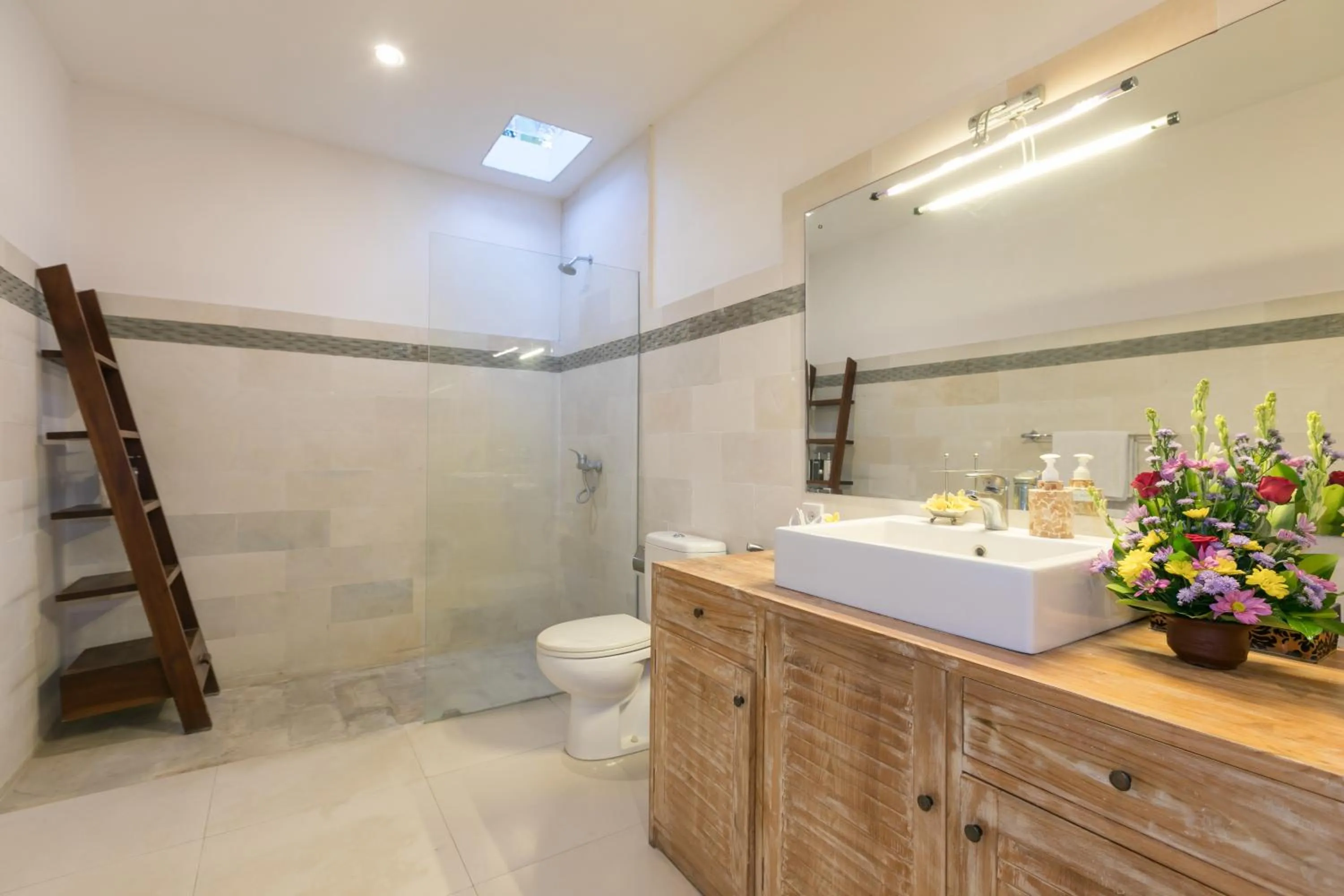 Shower in Villa Briana Seminyak by Villas R Us