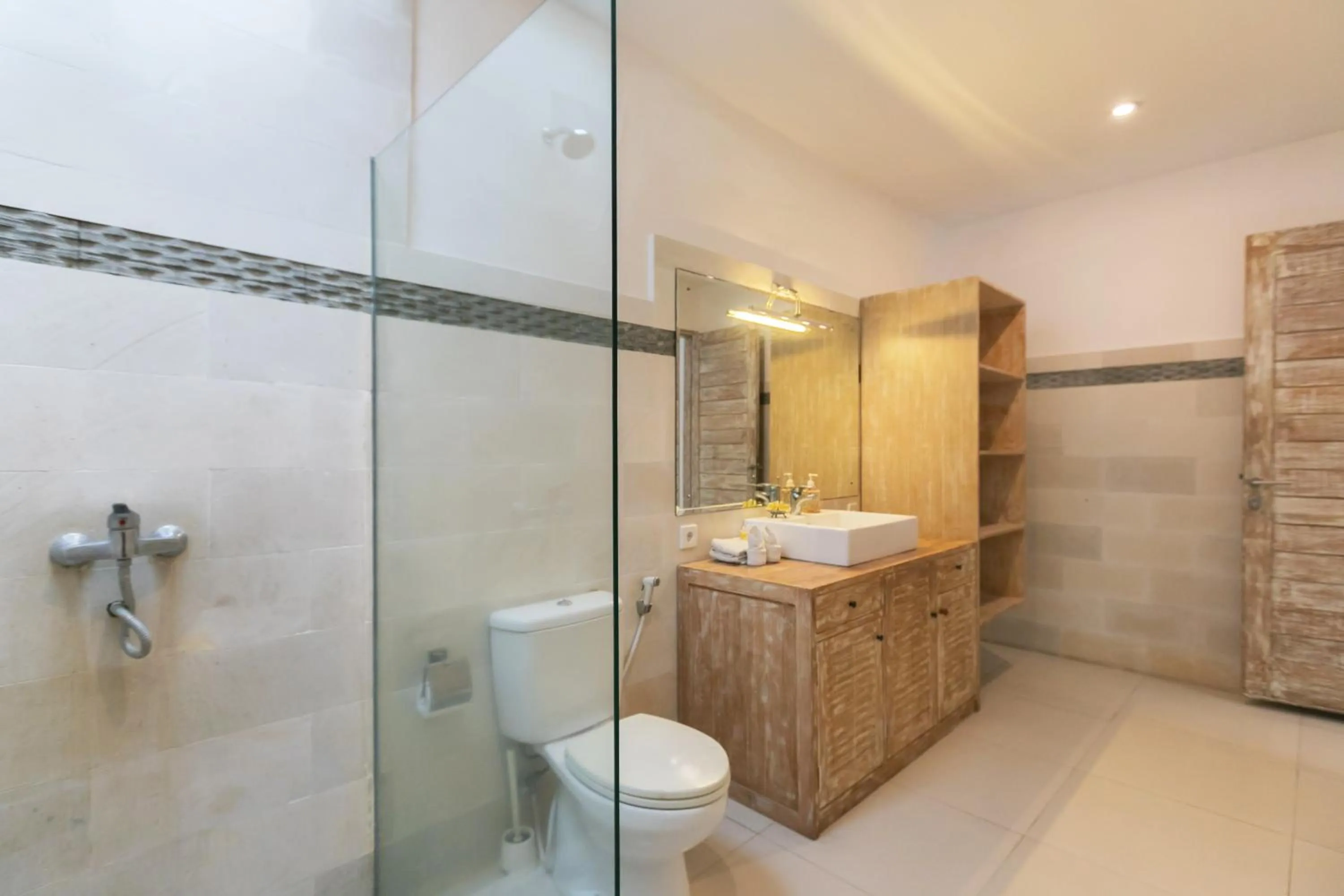 Shower in Villa Briana Seminyak by Villas R Us