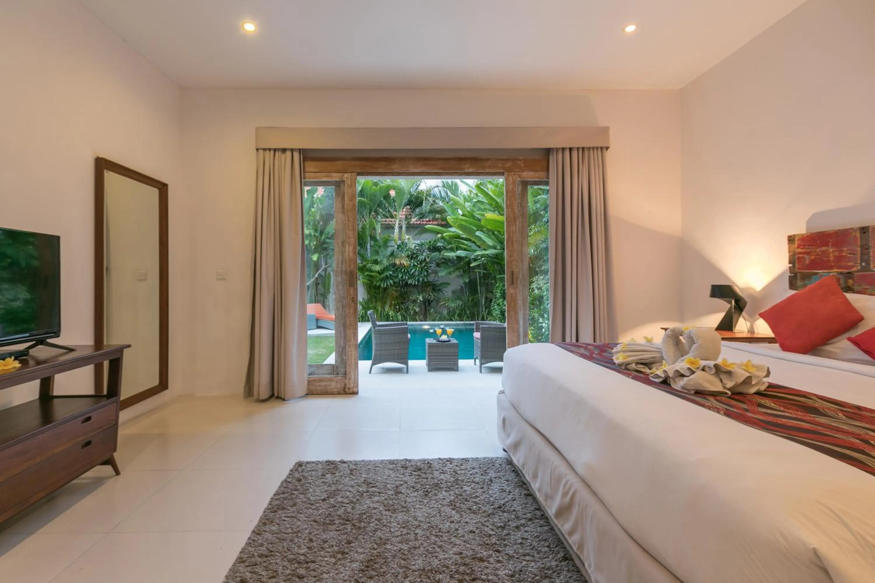 Bed in Villa Briana Seminyak by Villas R Us