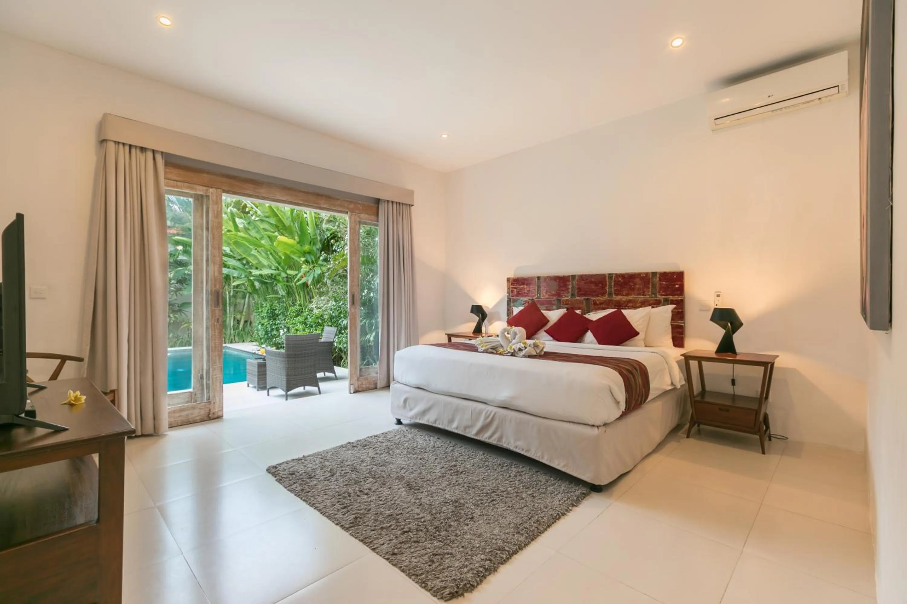 Bed in Villa Briana Seminyak by Villas R Us