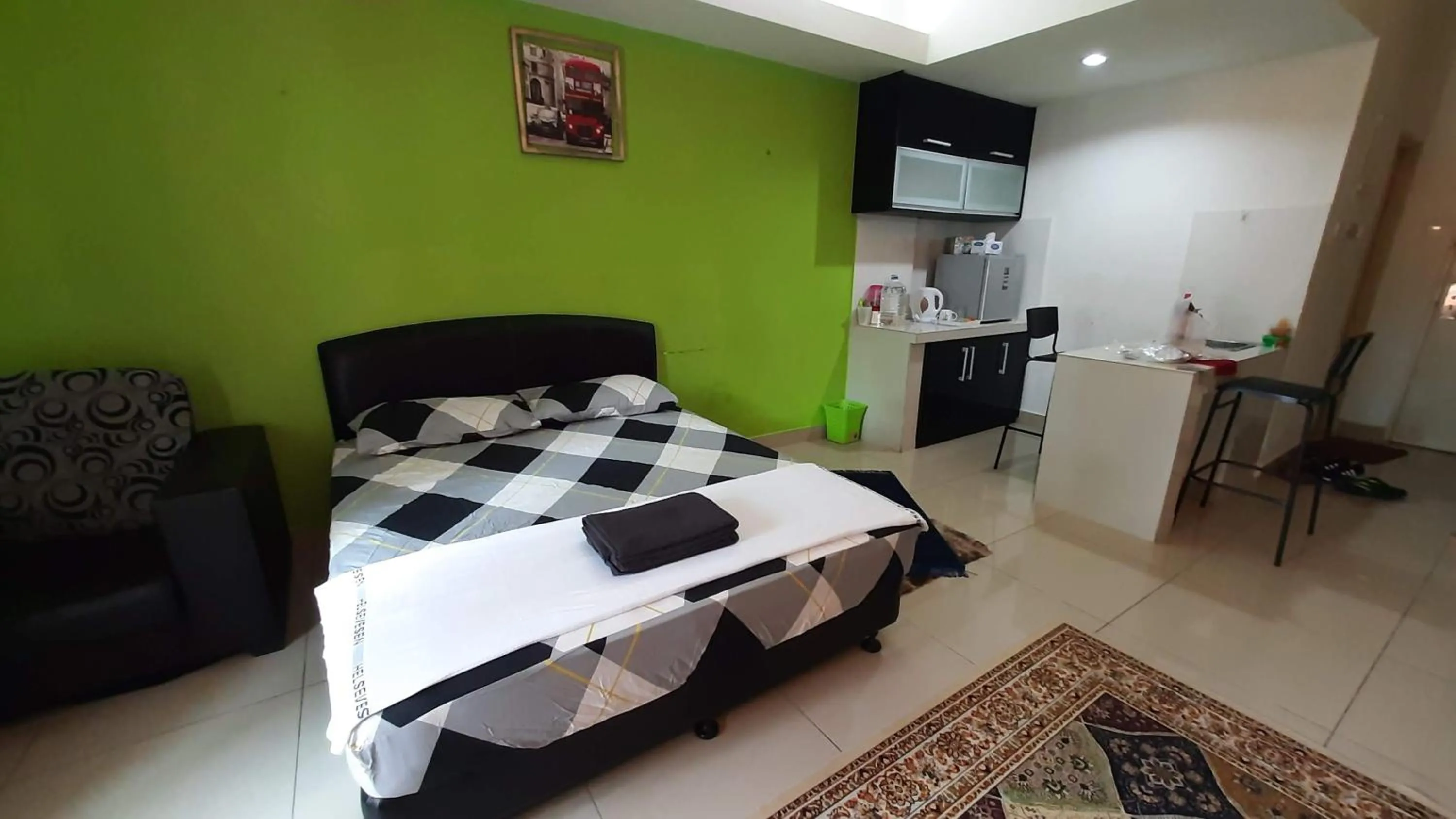Bed in De Viana Apartments Homestay