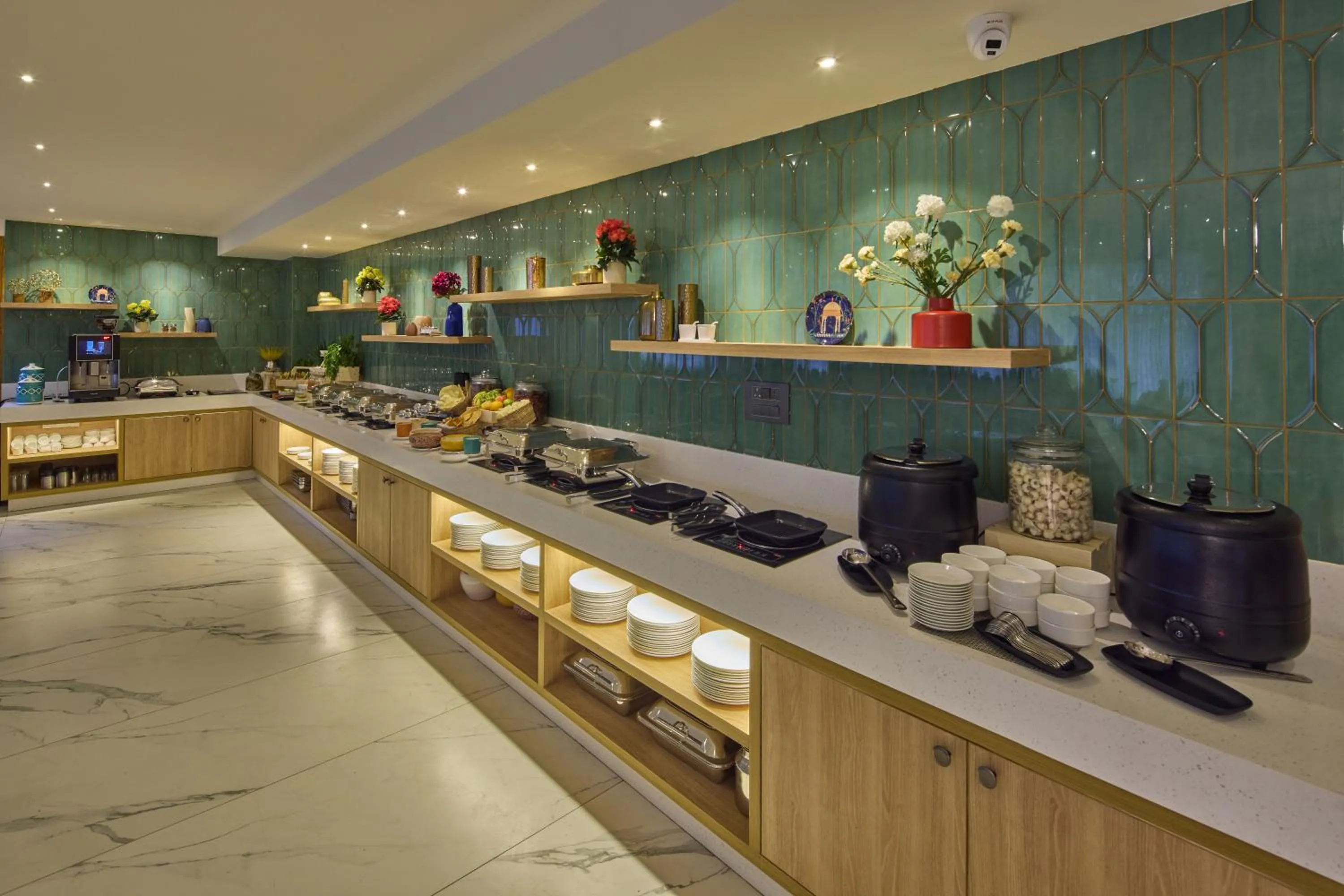 Buffet breakfast in Grand Continent Hebbal A Sarovar Portico Affiliate Hotel
