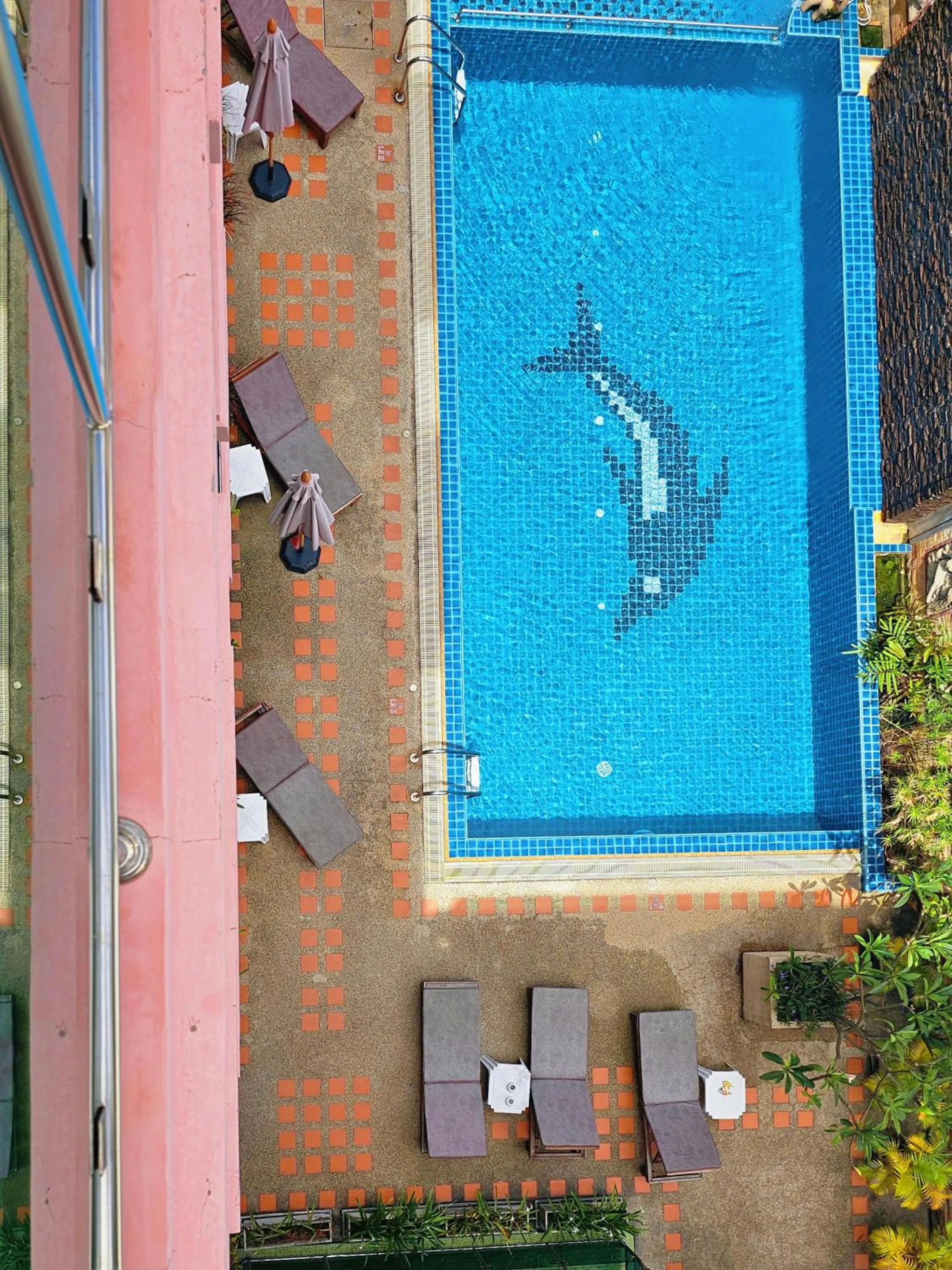 Pool view in Nanthana Villa