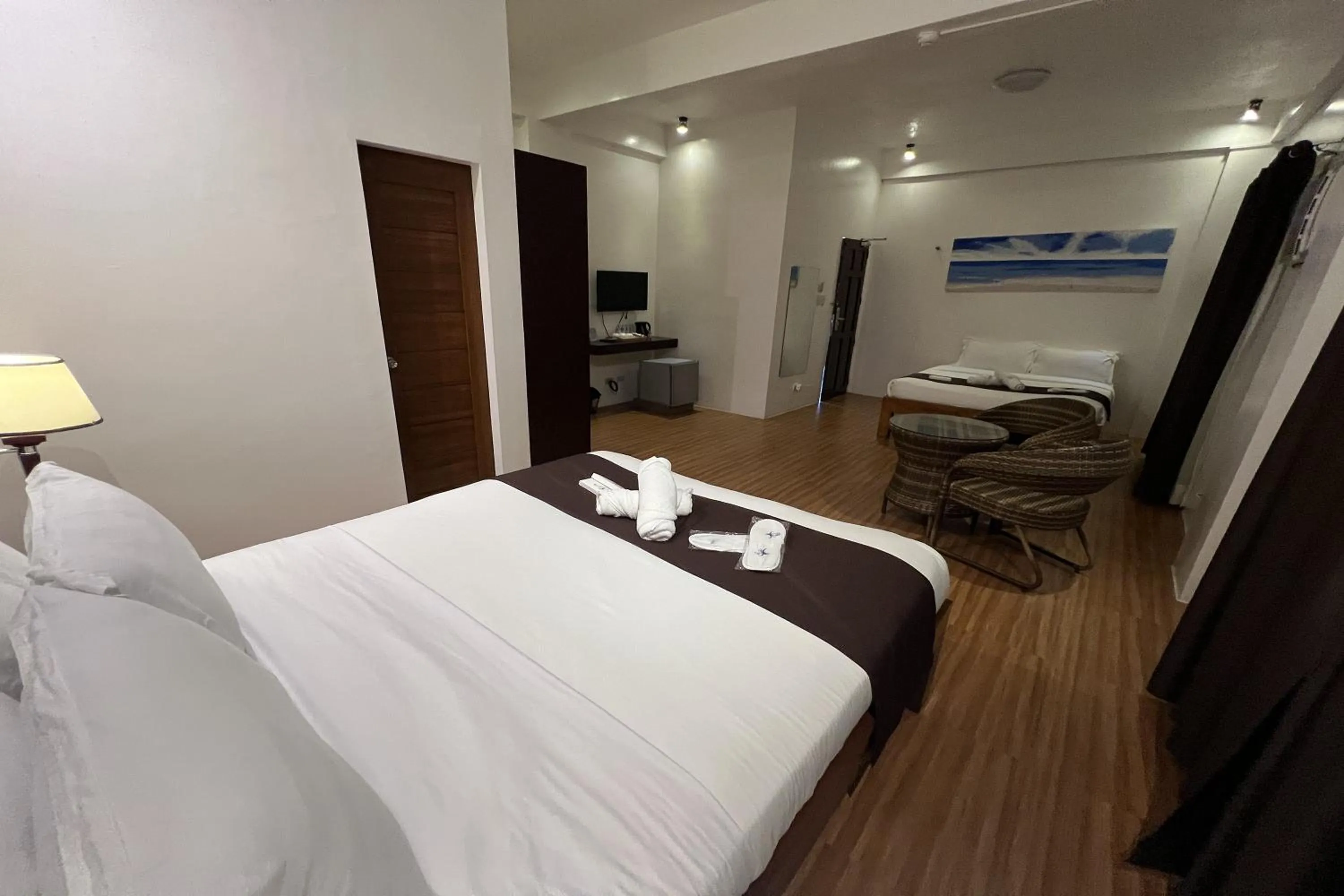 Photo of the whole room, Bed in Funtasea Hotel and Beach Resort