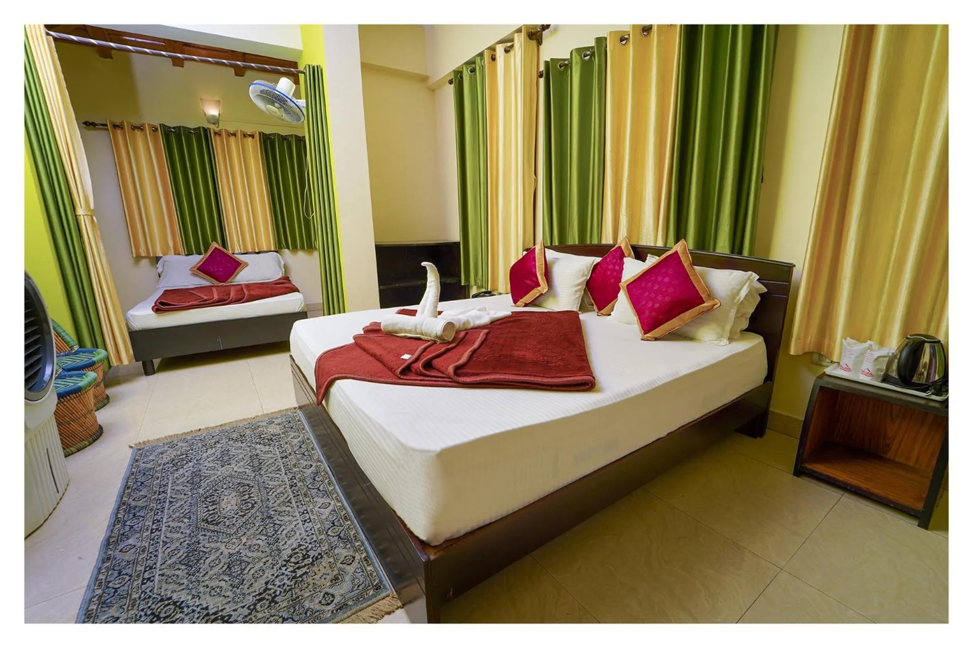 Bed in Shivalik River Retreat