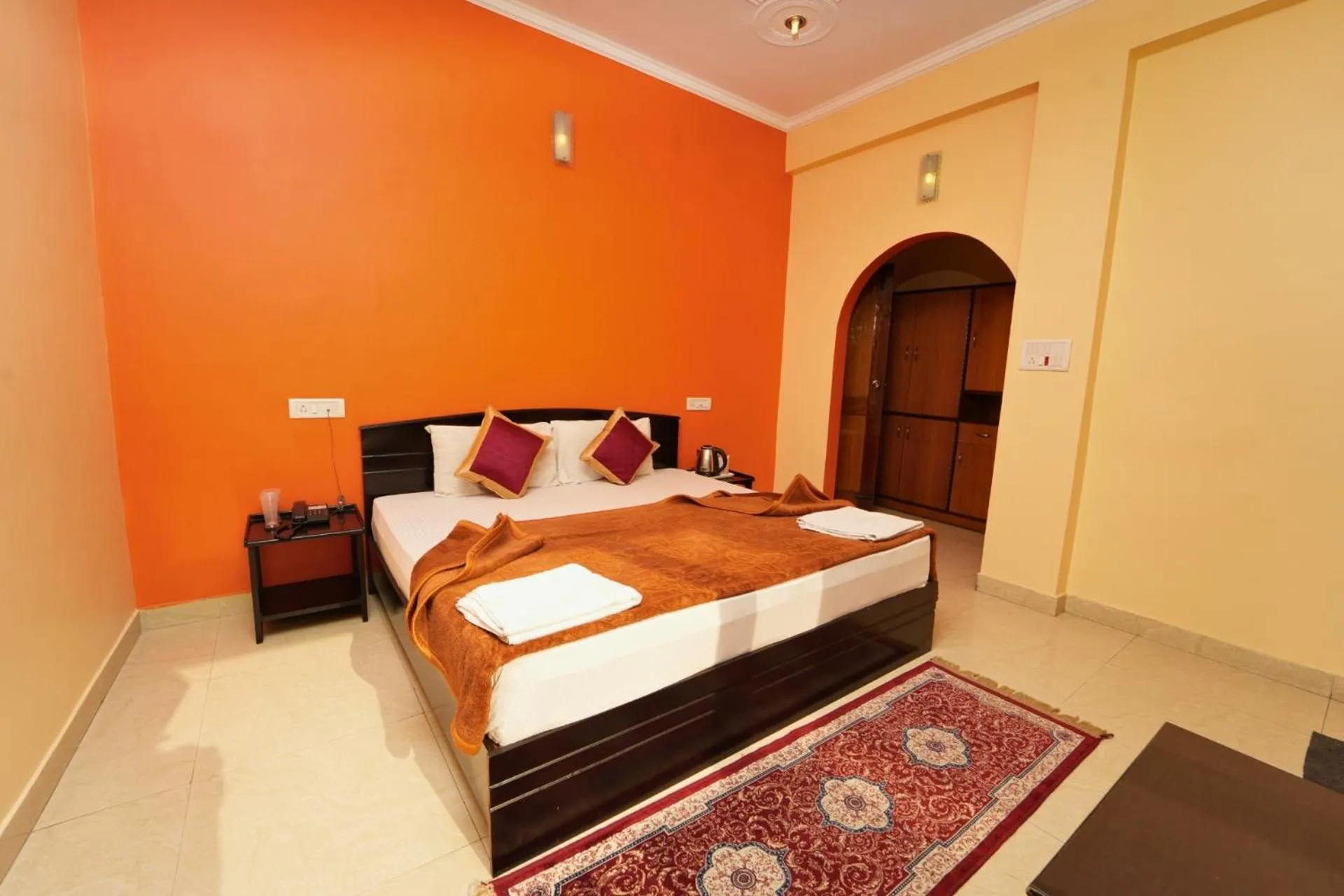 Bed in Shivalik River Retreat