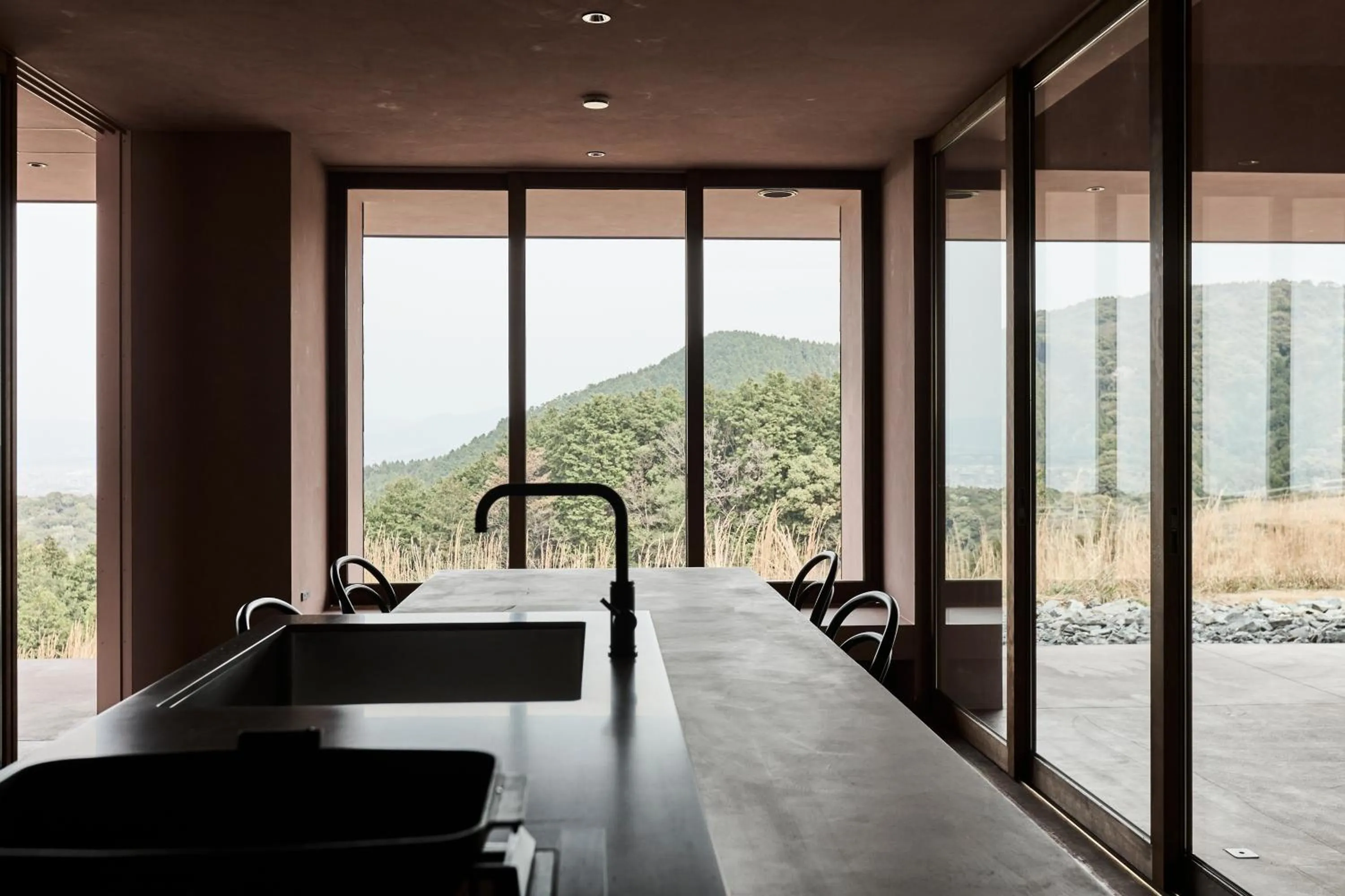 kitchen in Snow Peak YAKEI SUITE ABURAYAMA FUKUOKA