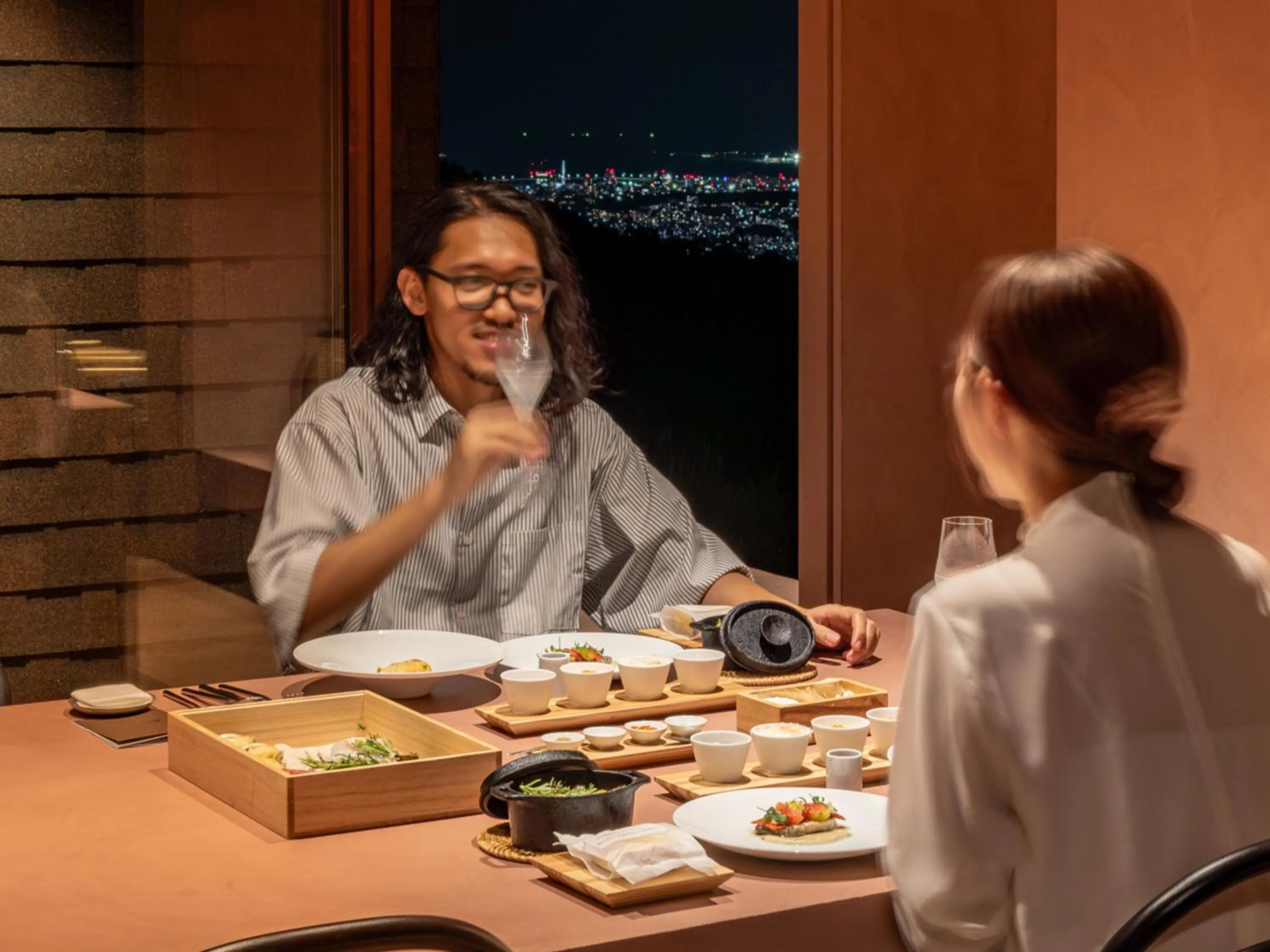 Photo of the whole room in Snow Peak YAKEI SUITE ABURAYAMA FUKUOKA