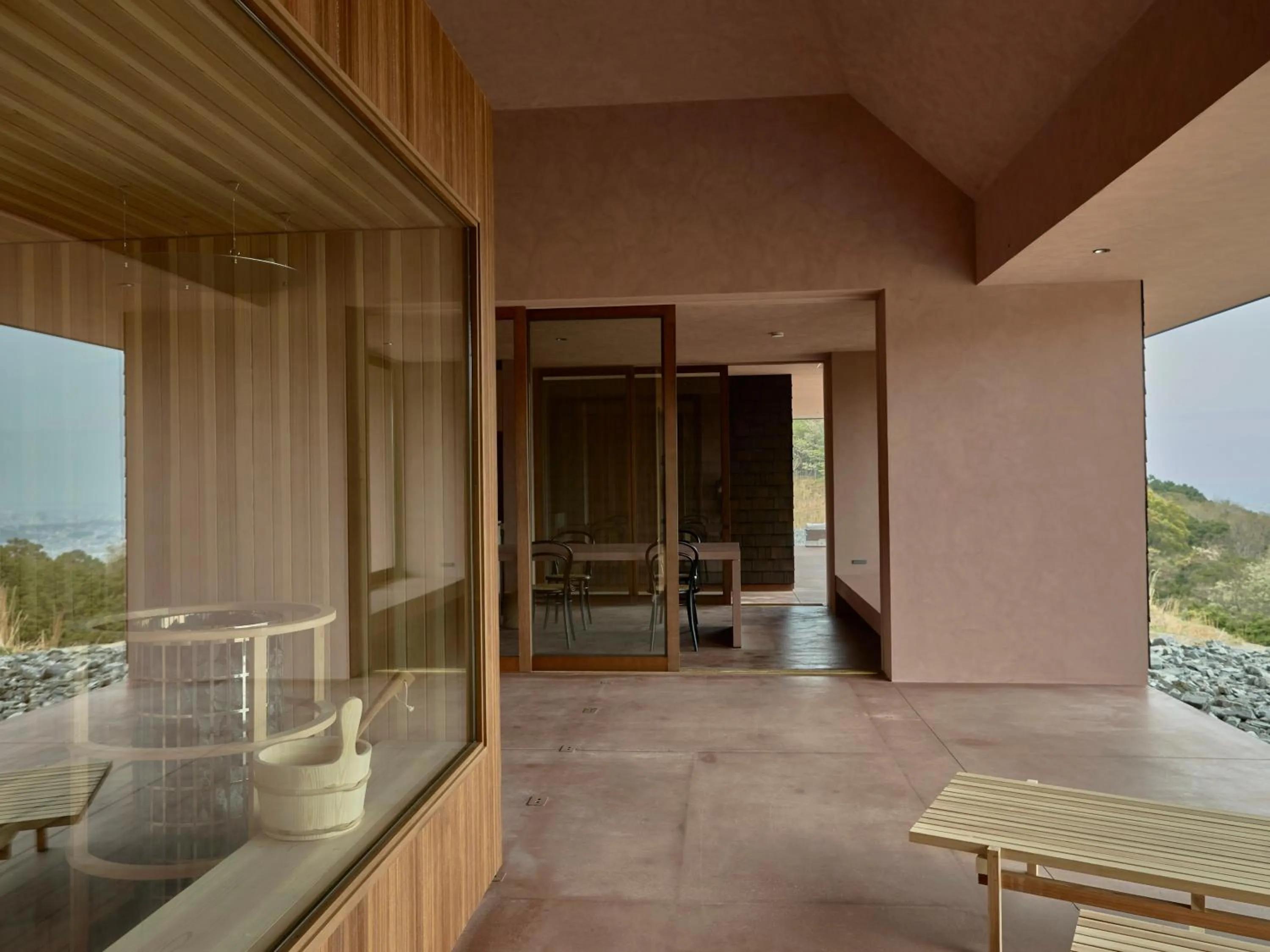 Sauna in Snow Peak YAKEI SUITE ABURAYAMA FUKUOKA