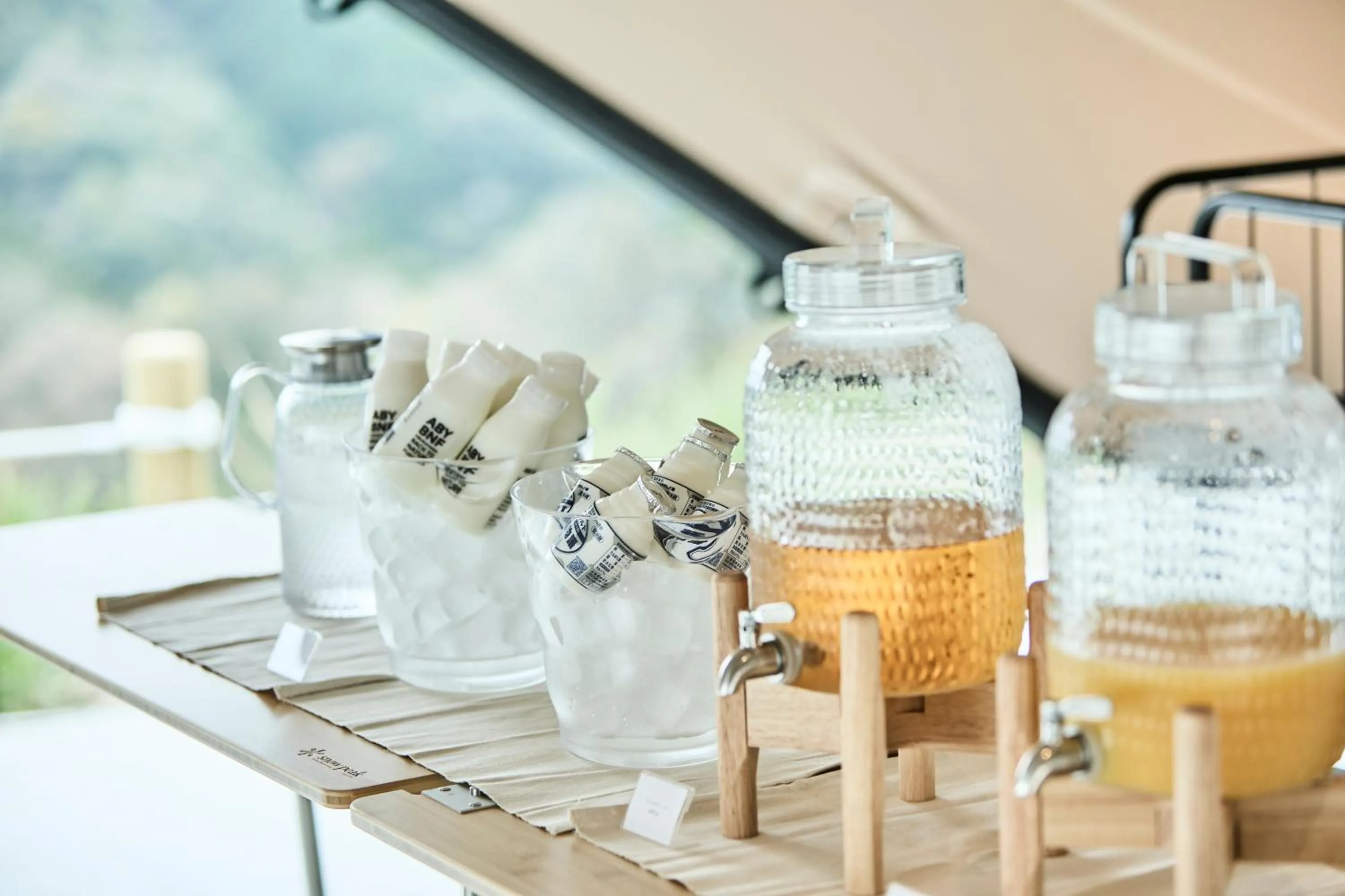 Breakfast in Snow Peak YAKEI SUITE ABURAYAMA FUKUOKA