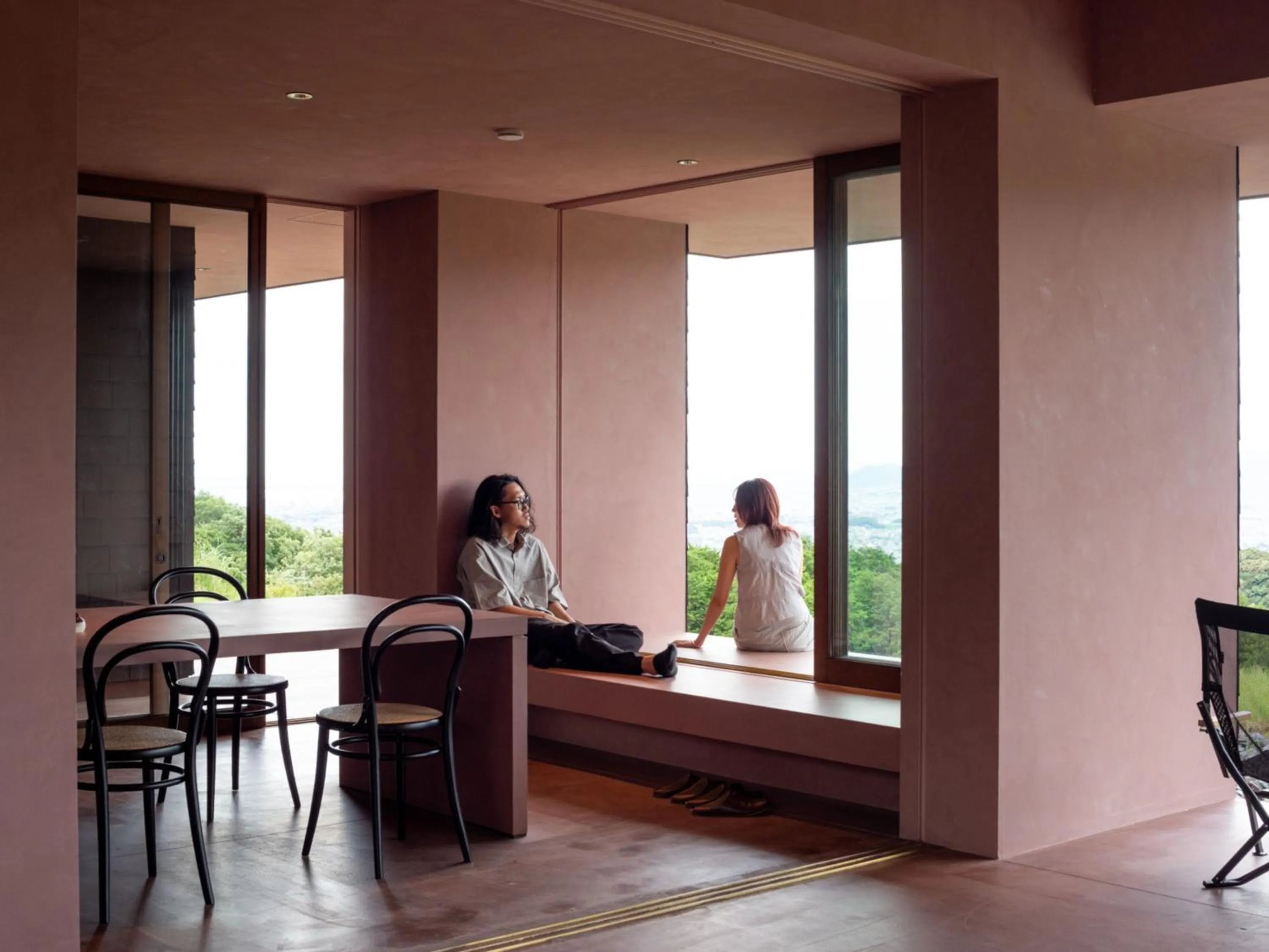 Photo of the whole room in Snow Peak YAKEI SUITE ABURAYAMA FUKUOKA