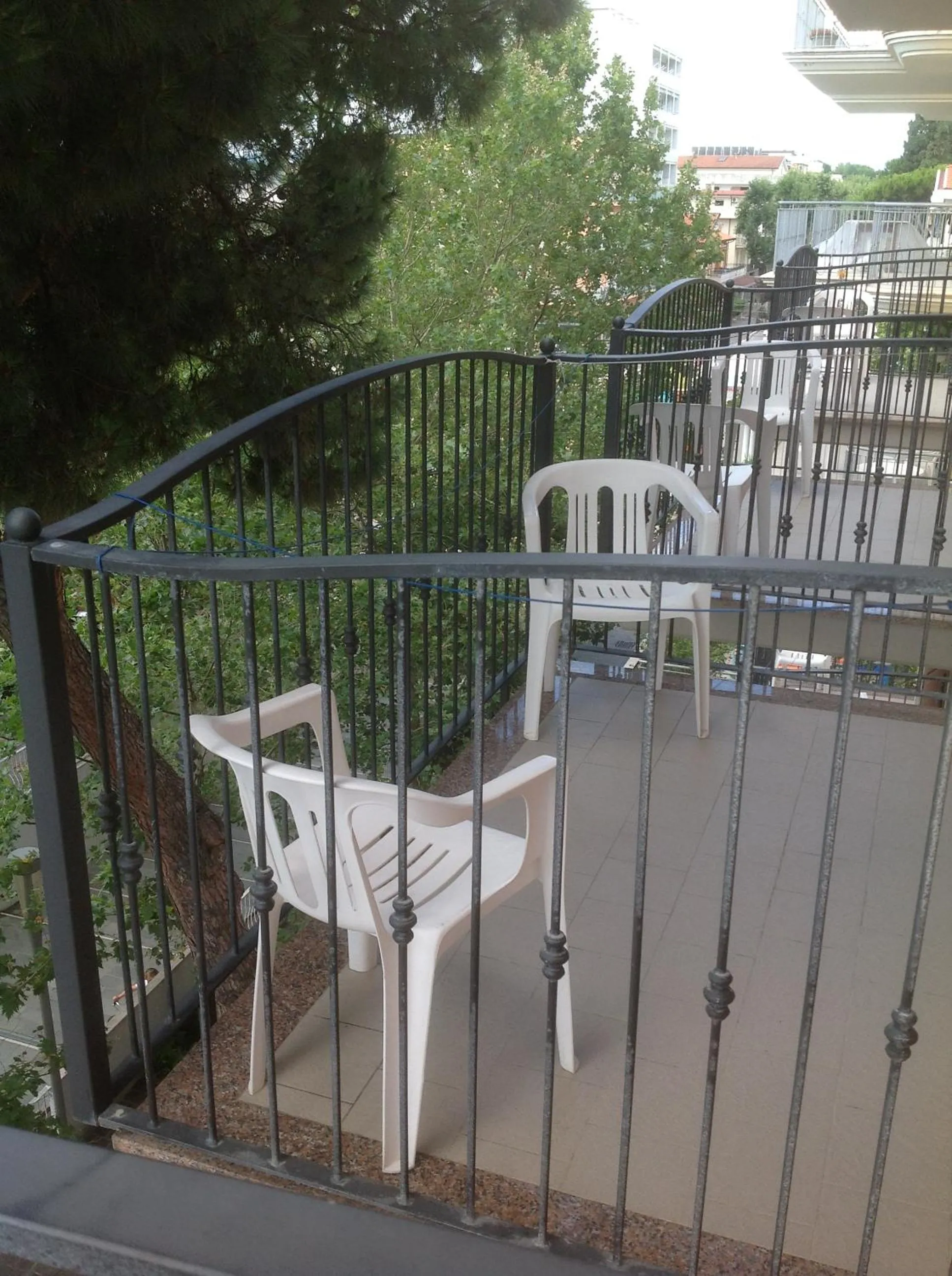 Balcony/Terrace in Hotel Serafini Misano Adriatico