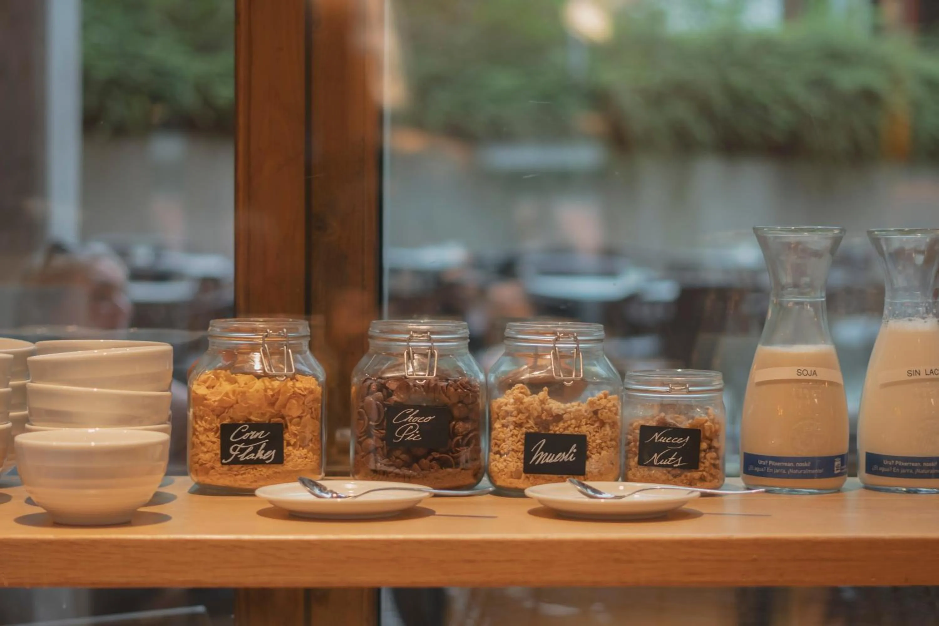 Buffet breakfast in Zenit San Sebastián