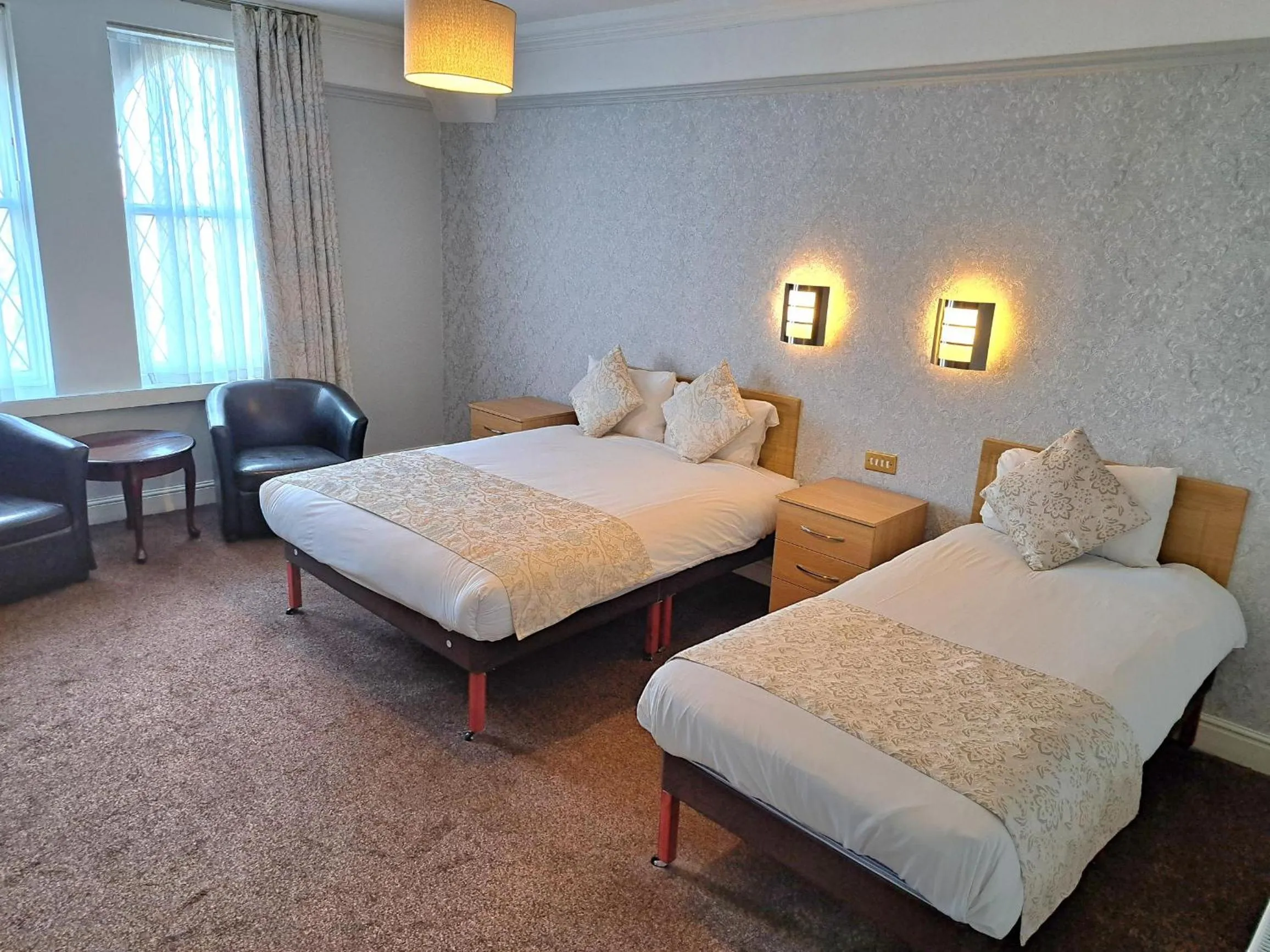 Bed in Prince Of Wales Hotel