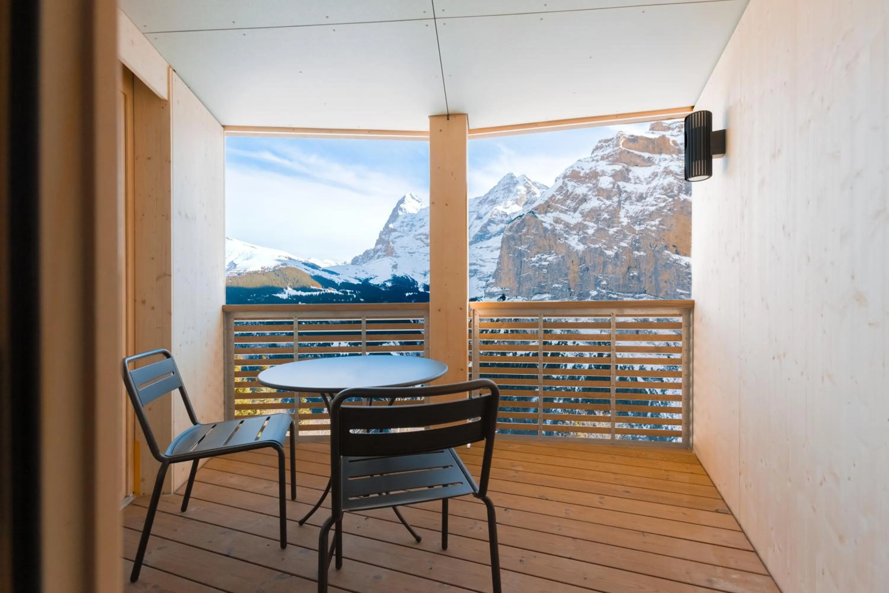 Balcony/Terrace in Hotel Mürren Palace