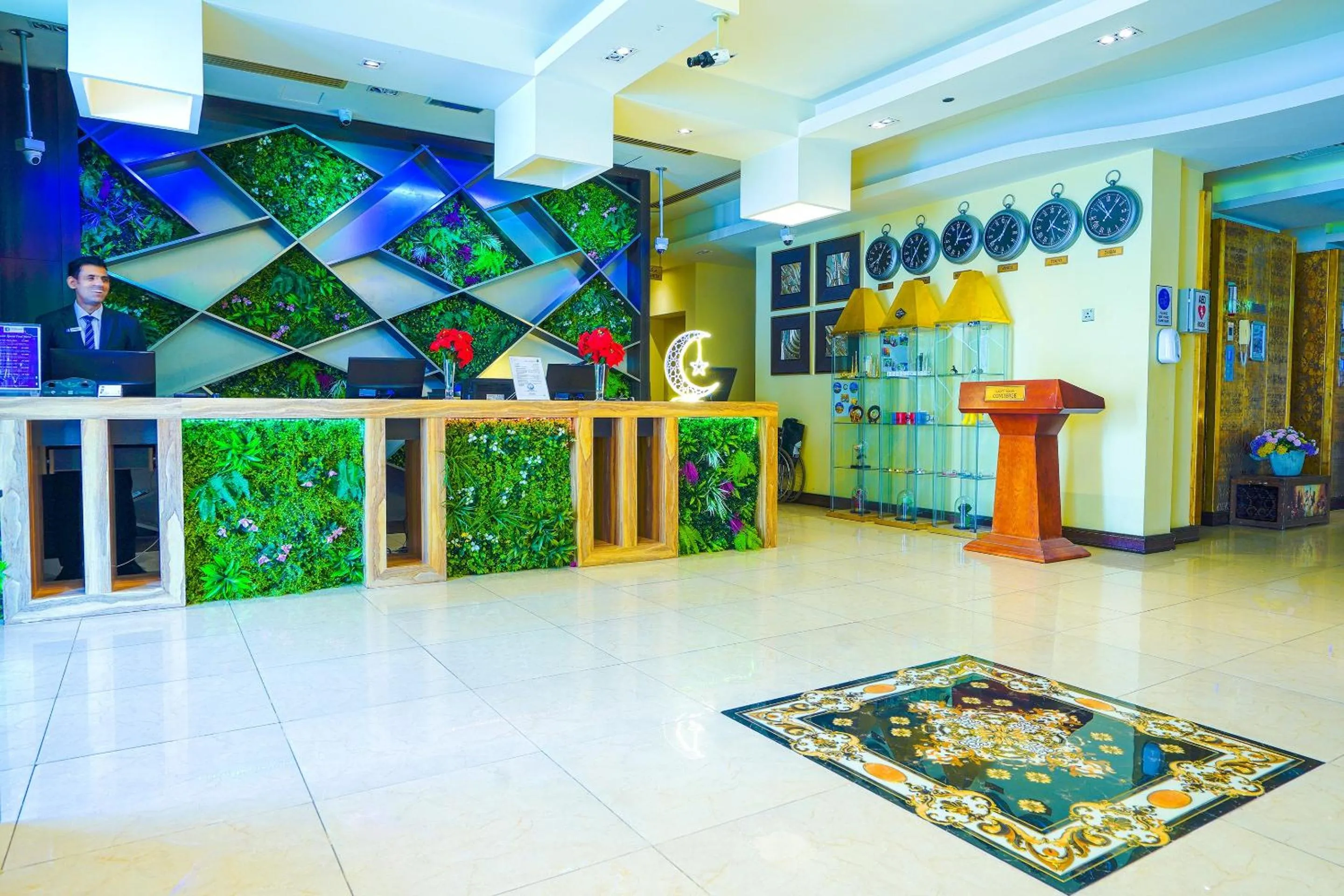 Lobby or reception in Palette Royal Reflections Hotel and Spa Dubai