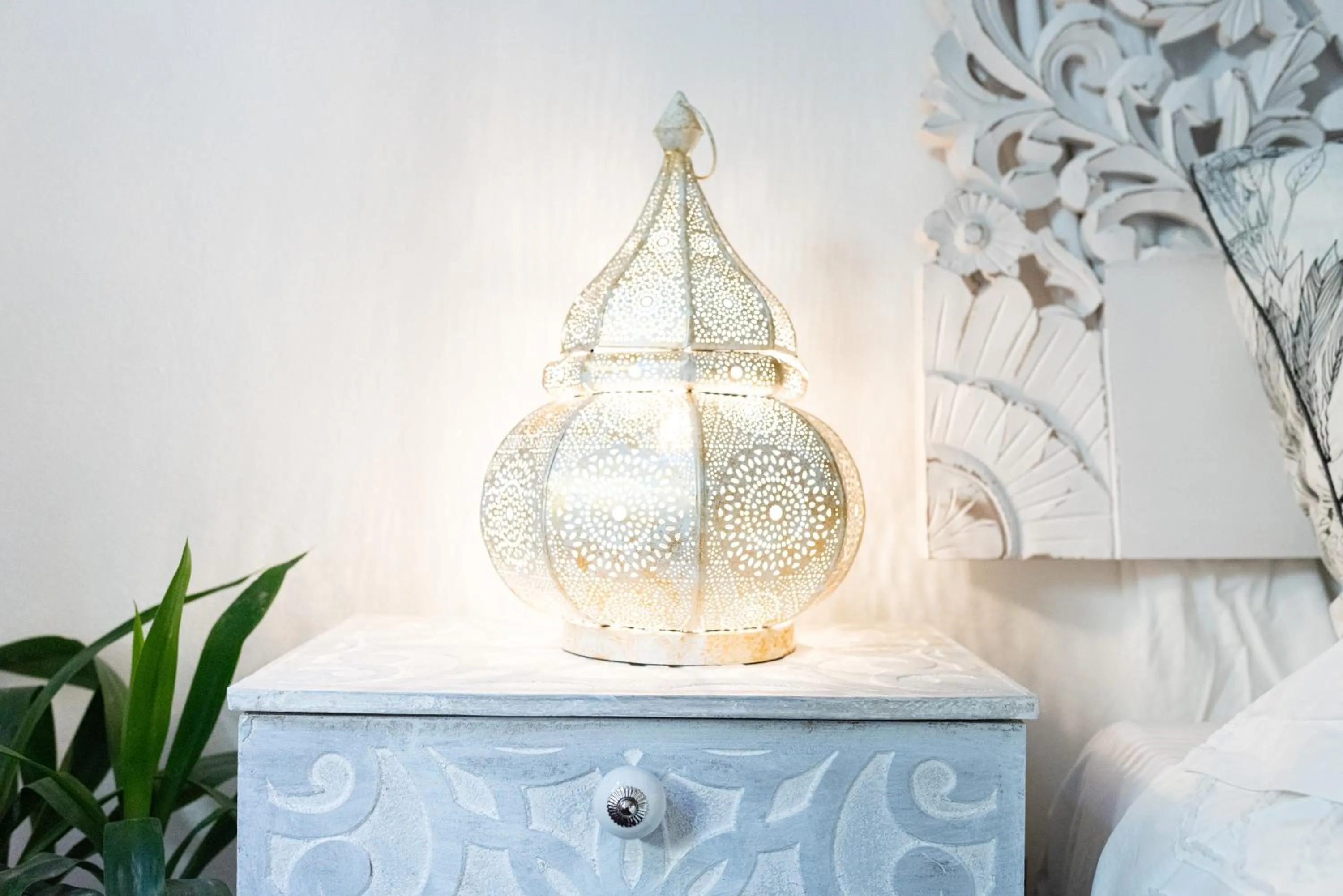 Decorative detail, Bed in Strange Uncle B&B