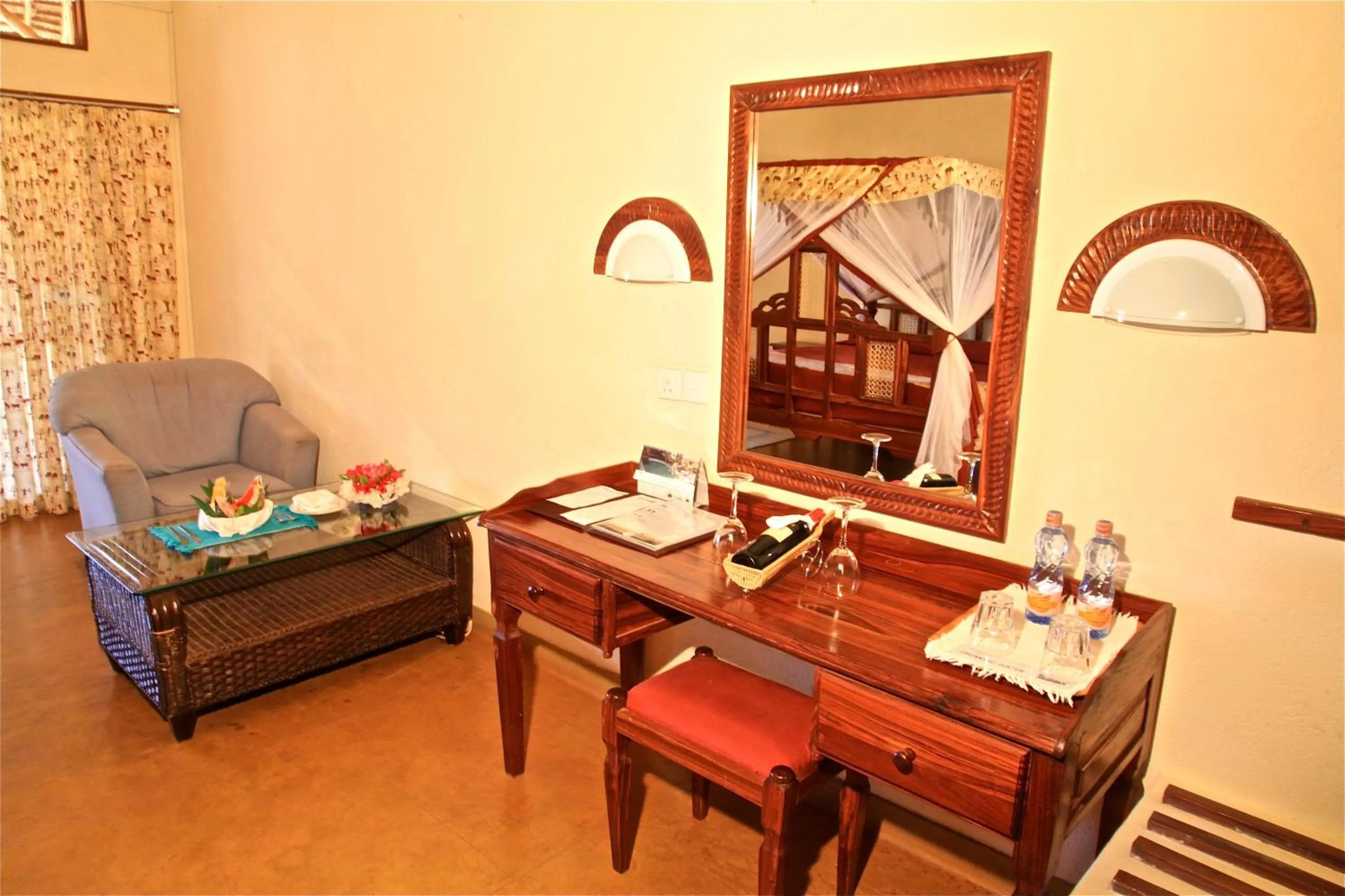 Bed in Voi Wildlife Lodge