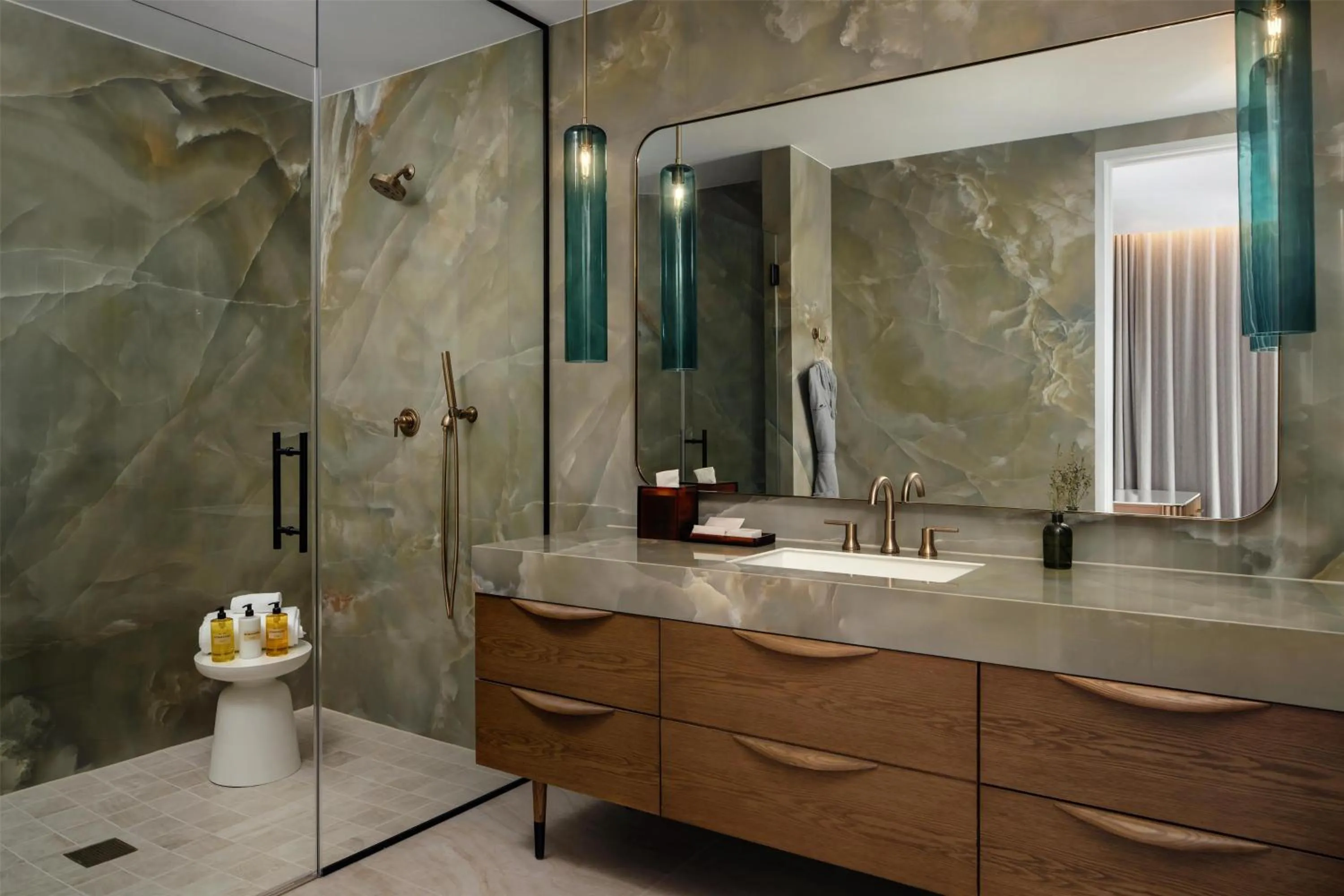 Bathroom in Thompson Houston, by Hyatt