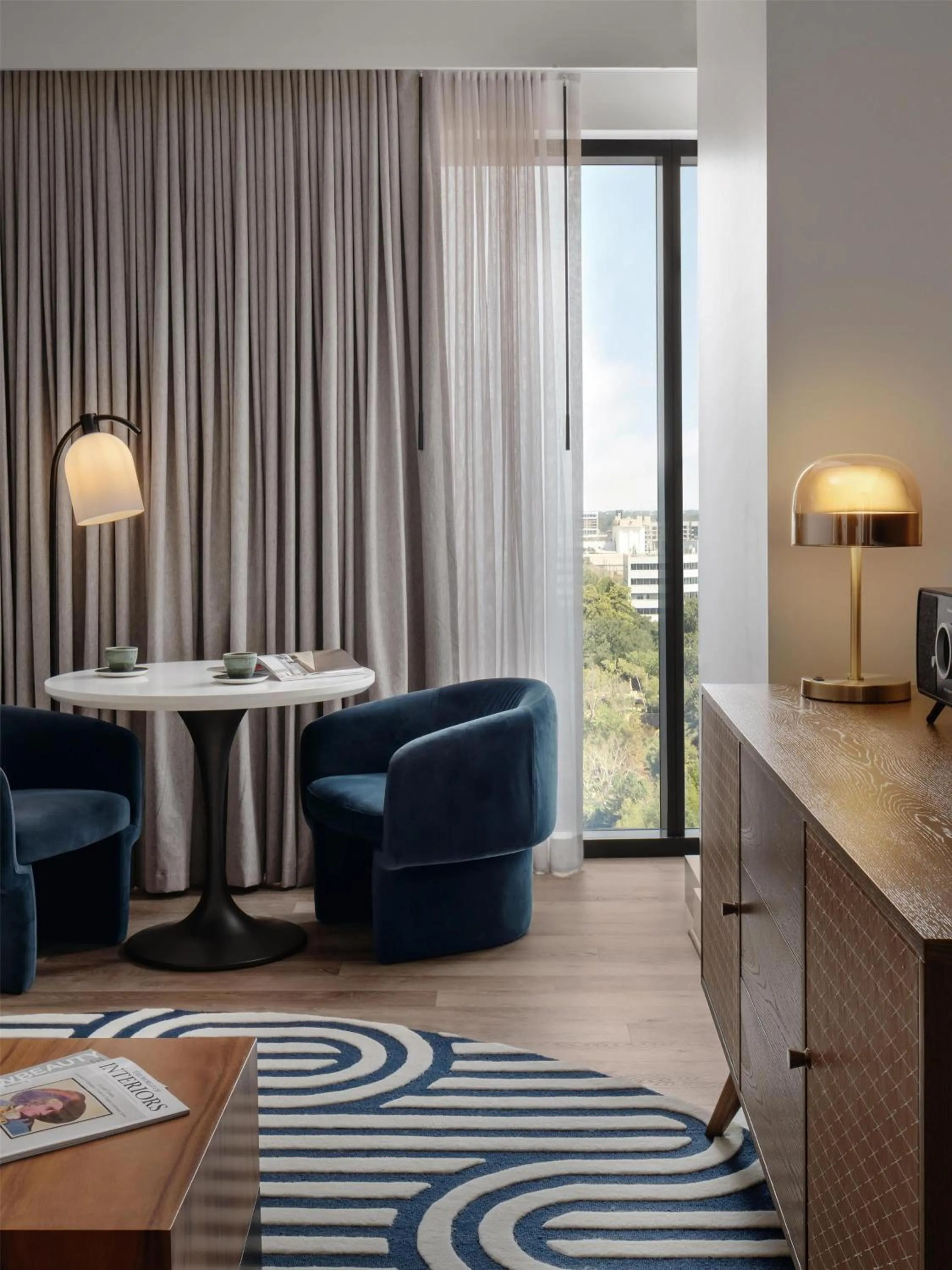 Photo of the whole room in Thompson Houston, by Hyatt