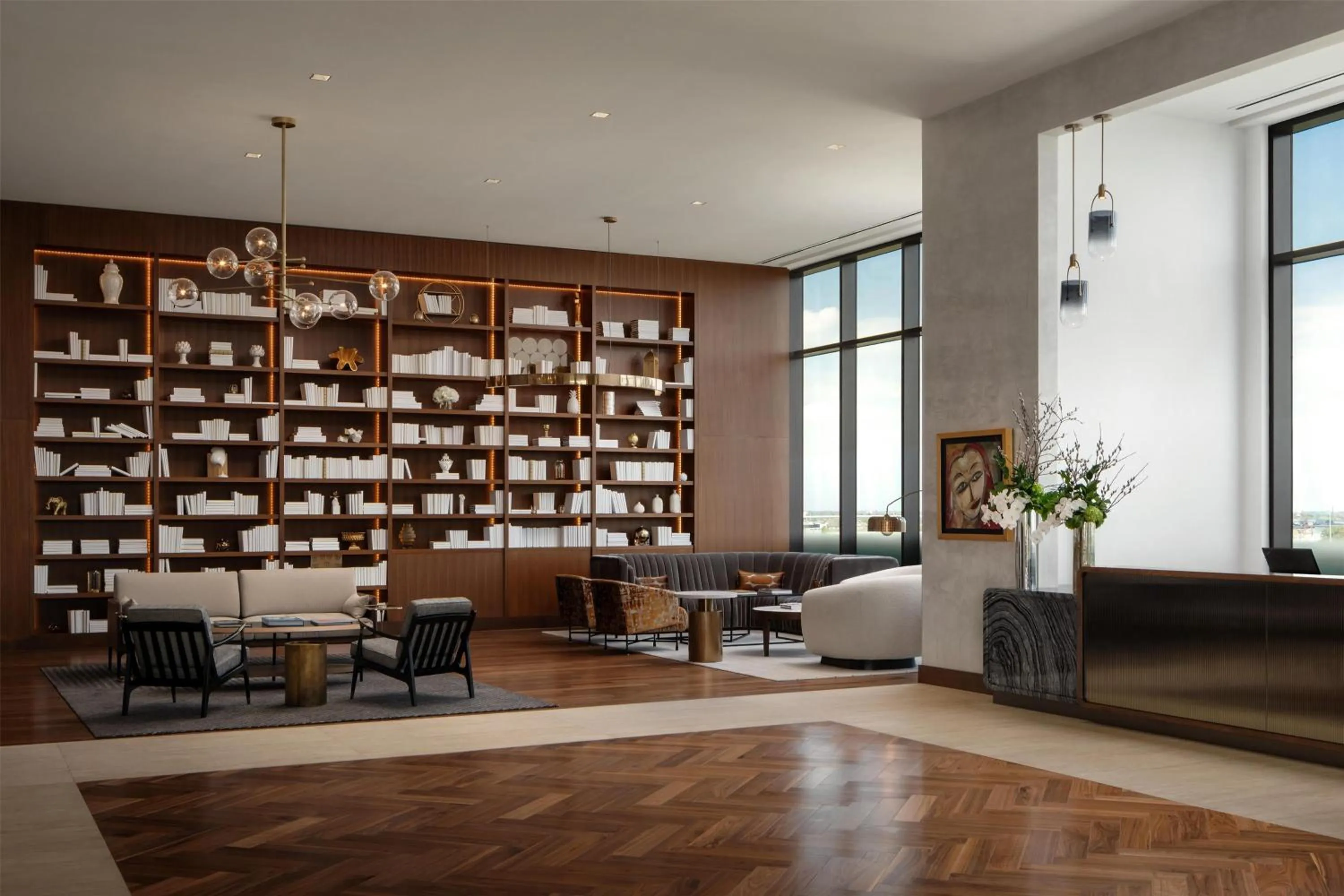 Lobby or reception in Thompson Houston, by Hyatt