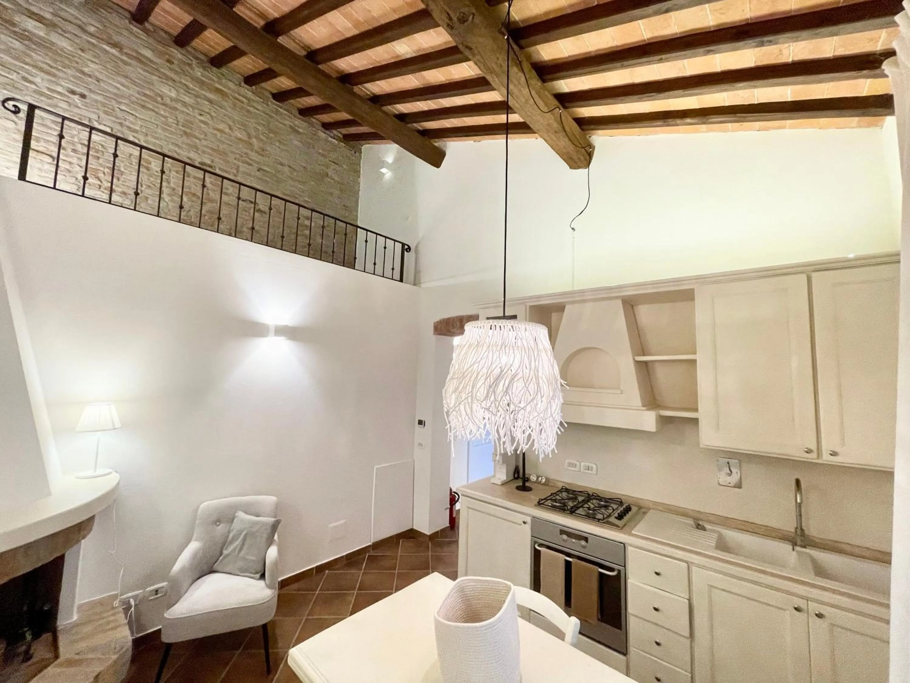Kitchen or kitchenette in Agriturismo Antica Corte