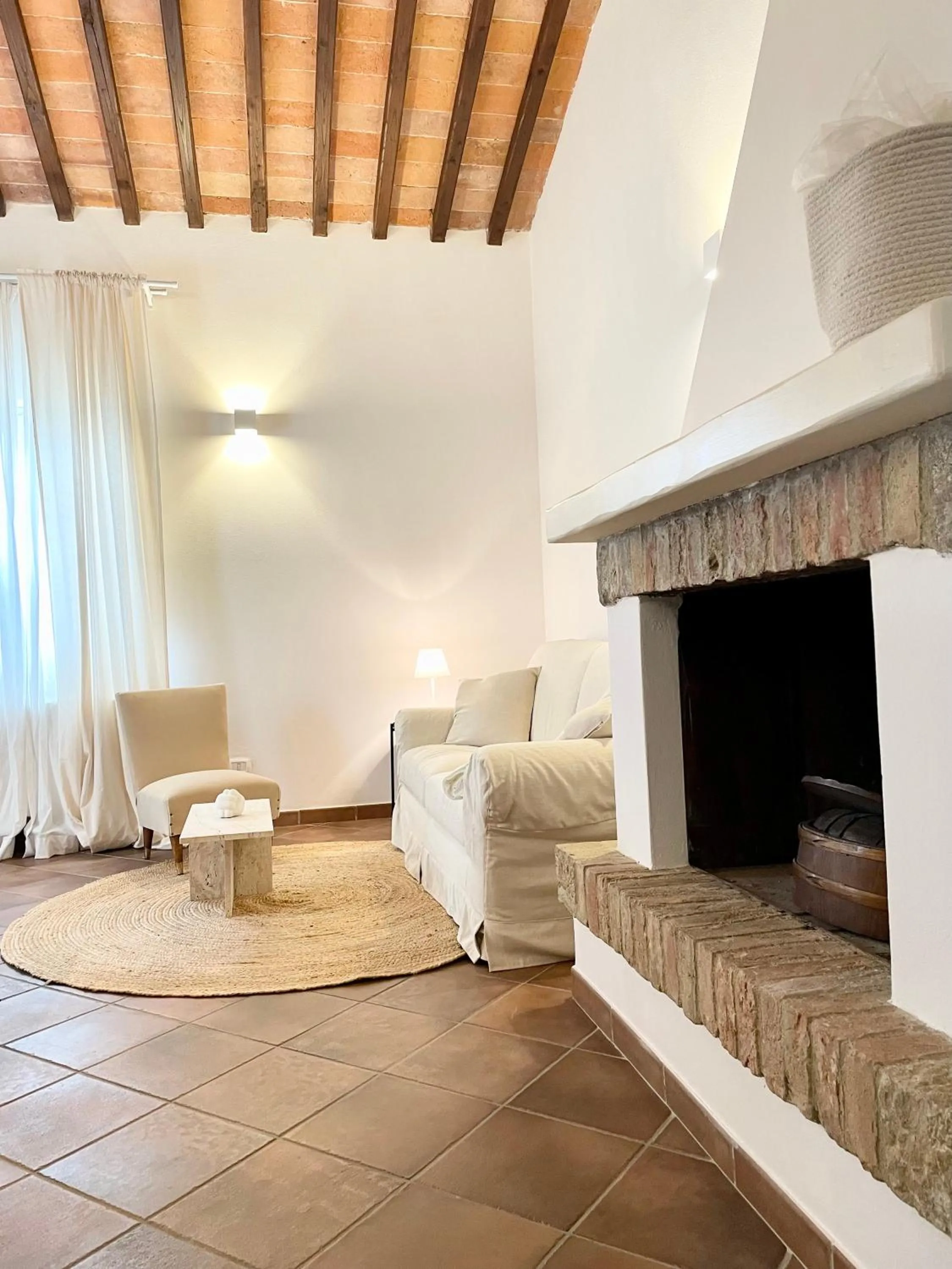 fireplace in Agriturismo Antica Corte