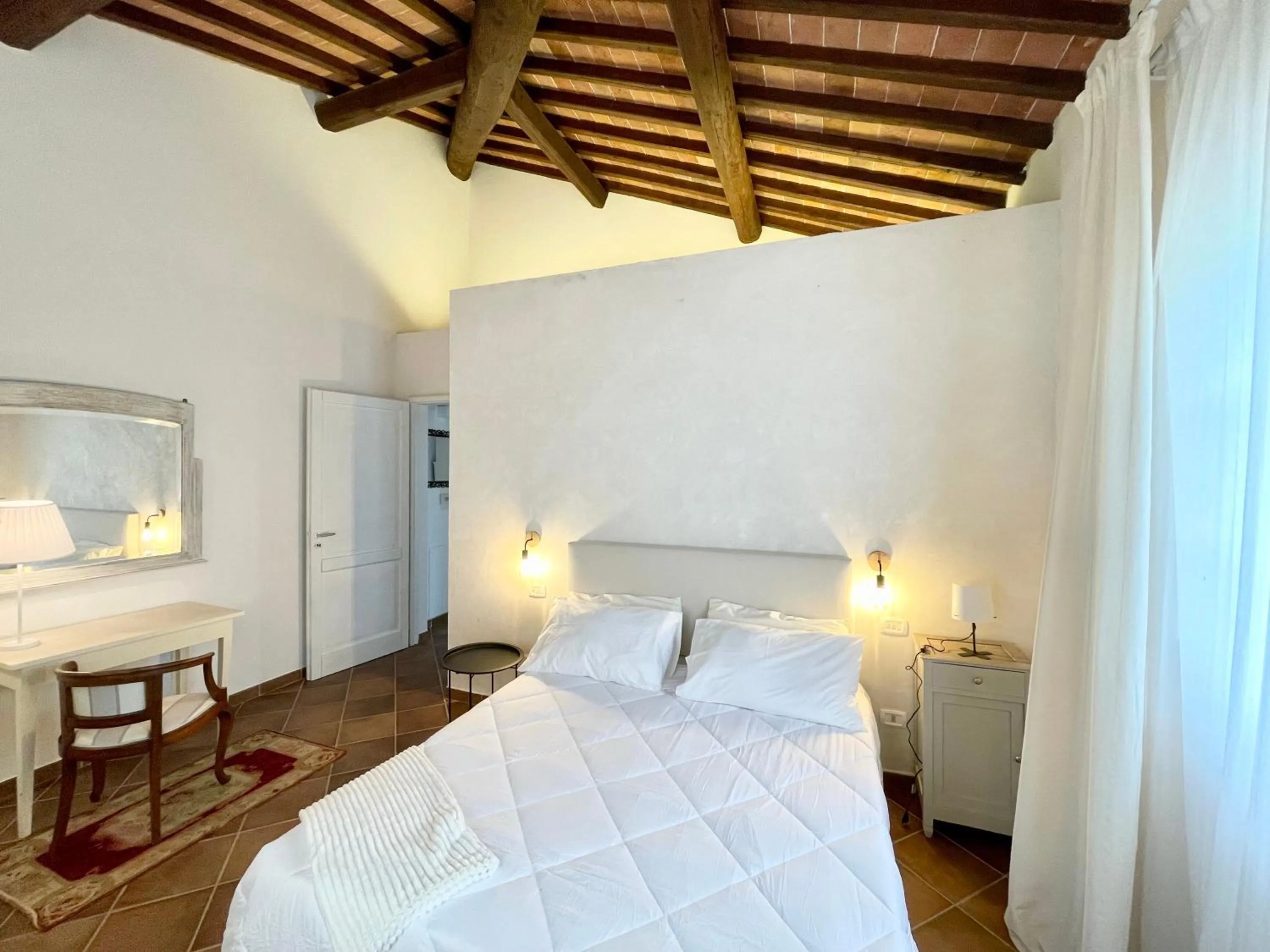 Bedroom, Bed in Agriturismo Antica Corte