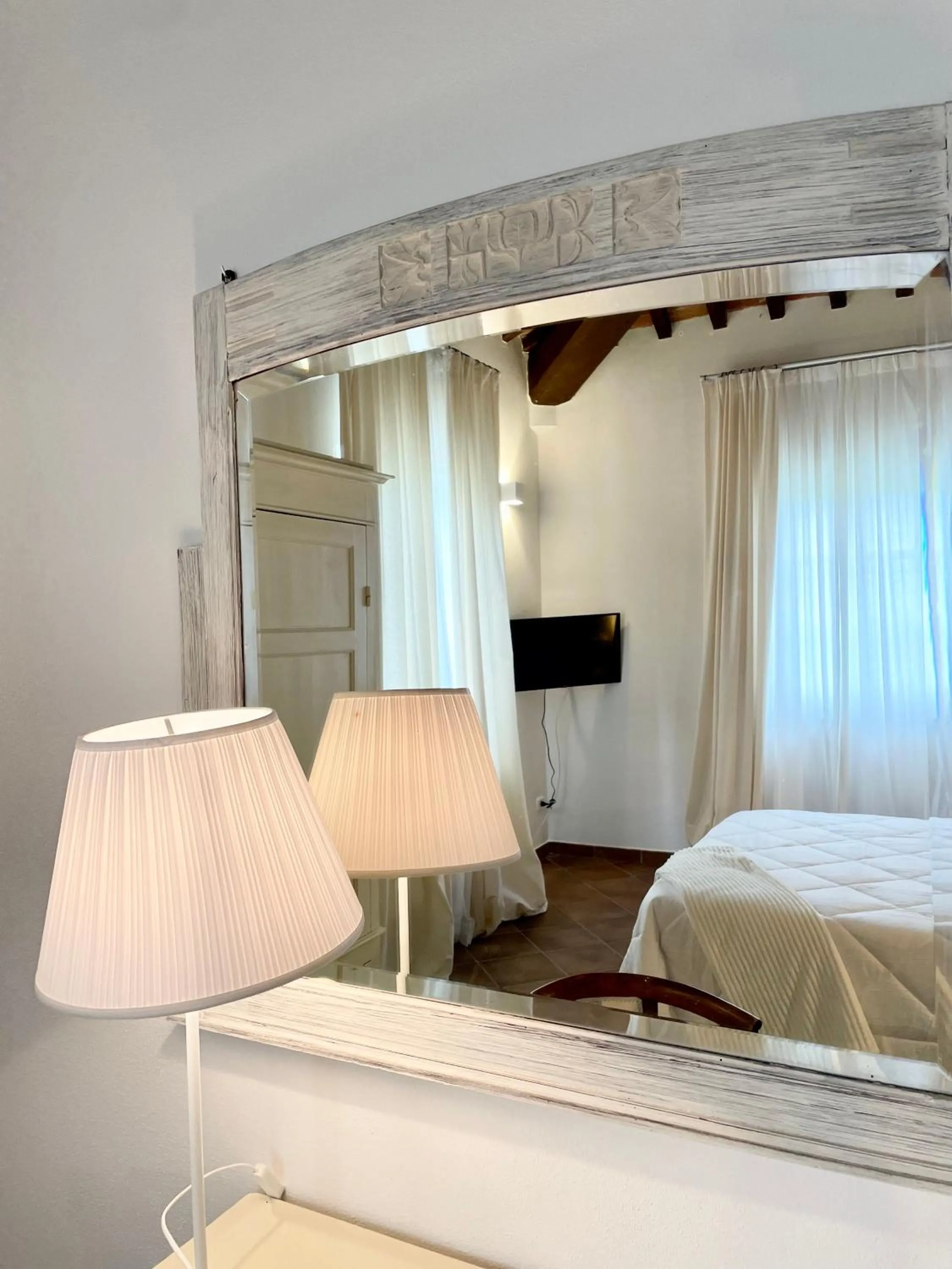 Decorative detail, Bed in Agriturismo Antica Corte